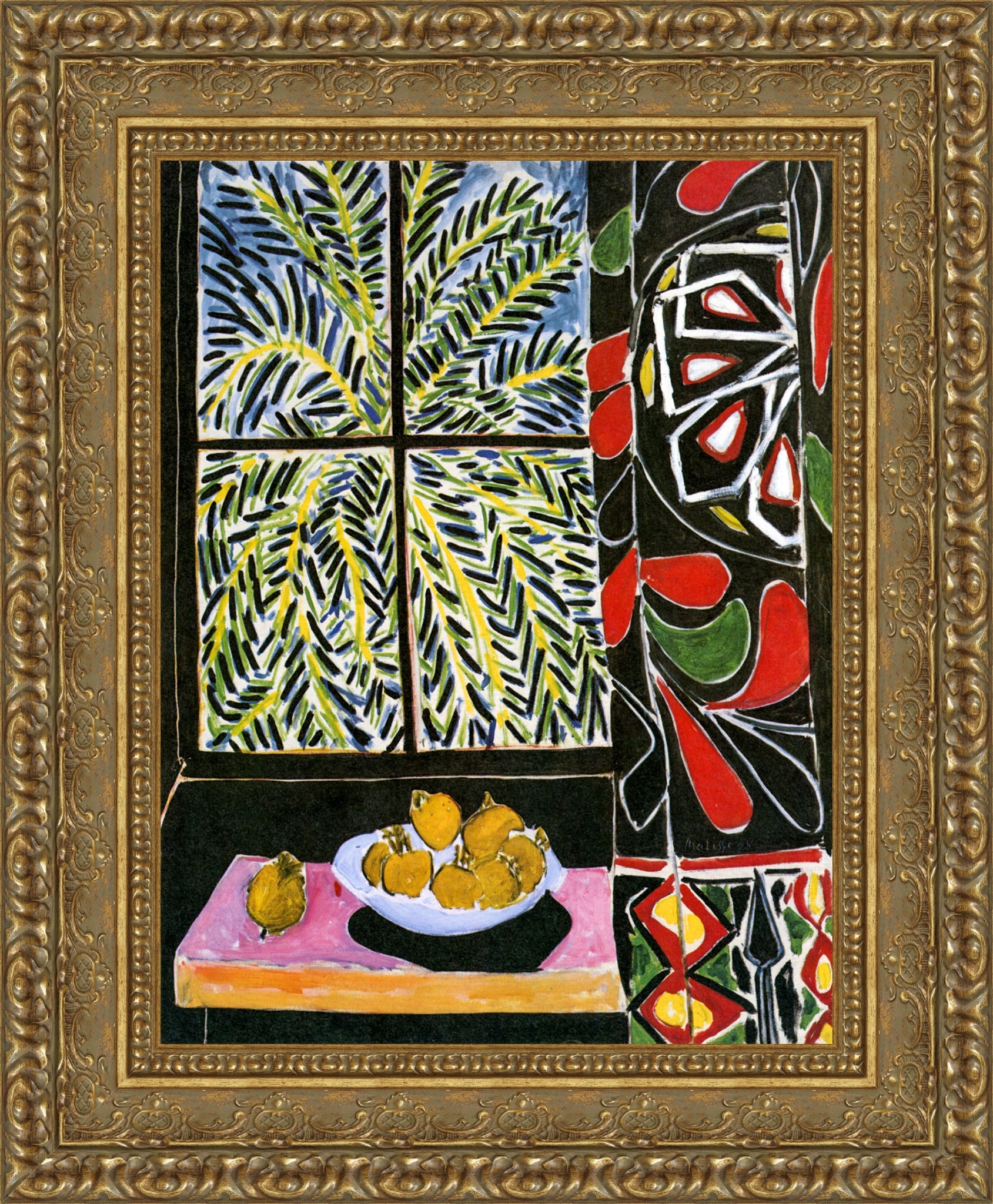 Interior With Egyptian Curtain