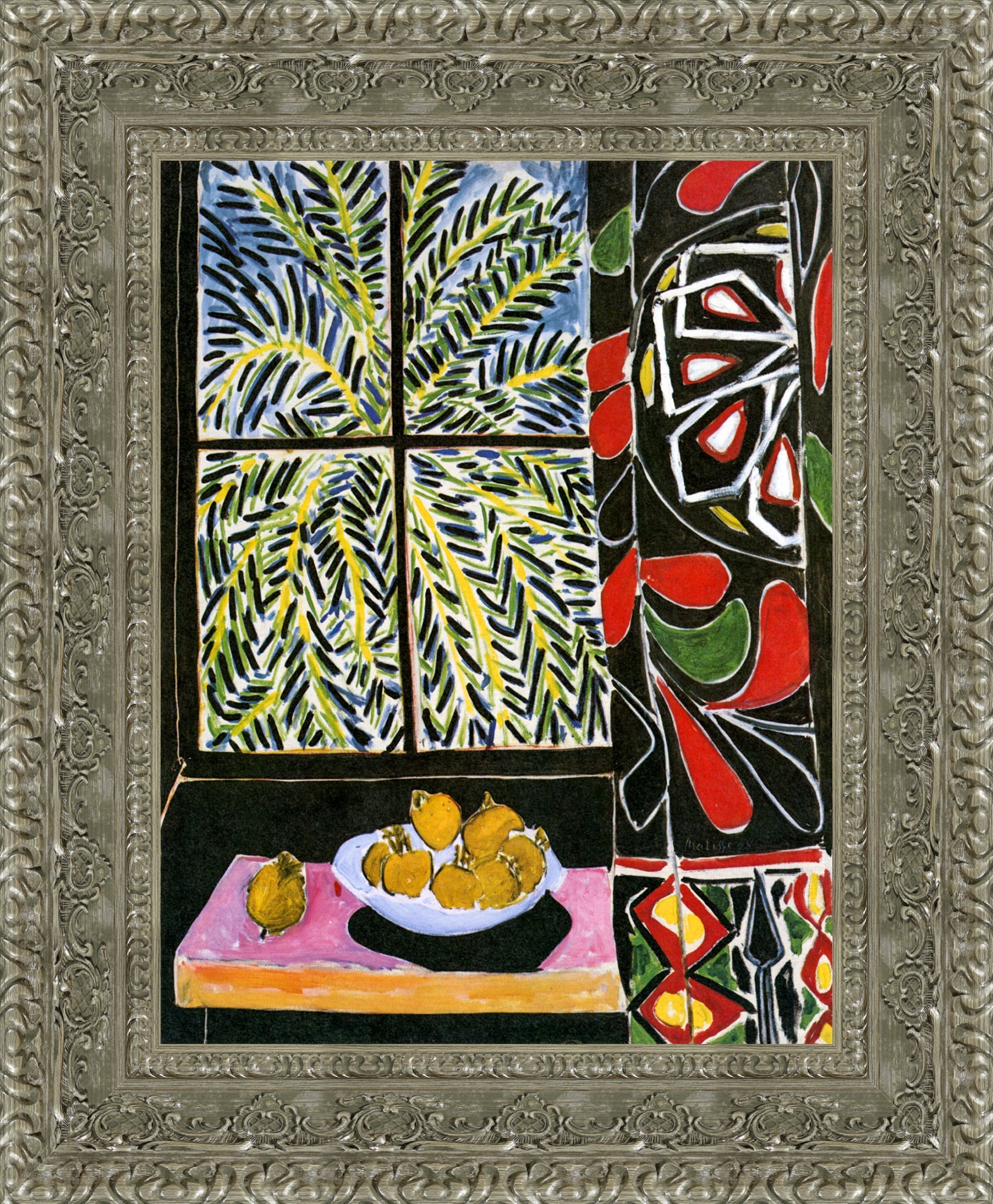 Interior With Egyptian Curtain