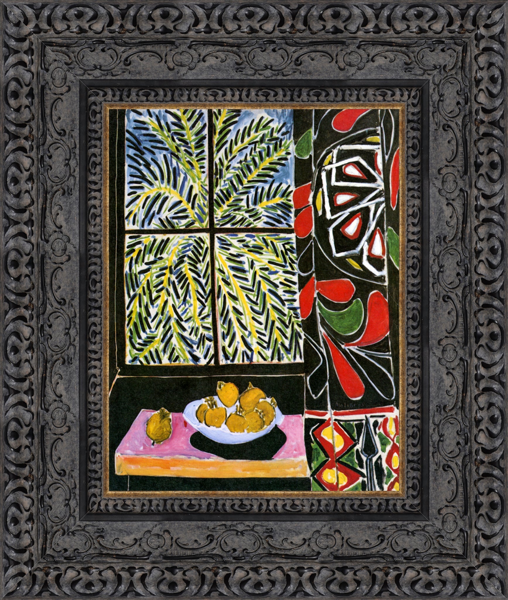 Interior With Egyptian Curtain