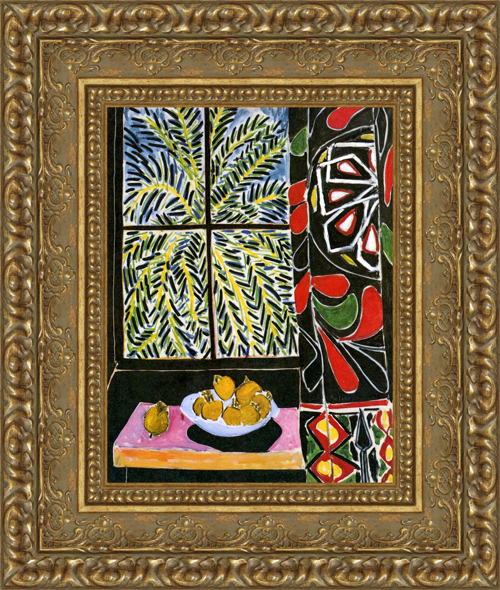 Interior With Egyptian Curtain