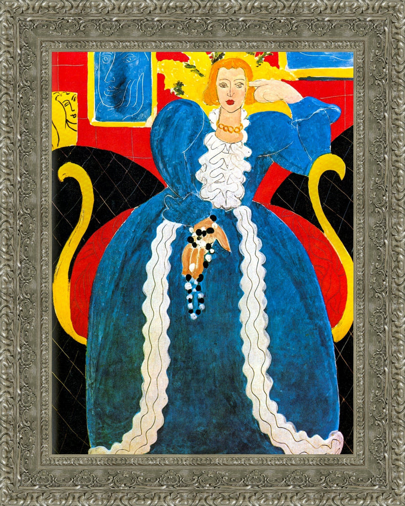 Lady in Blue (La Dame en Bleu) – Henri Matisse, 1937