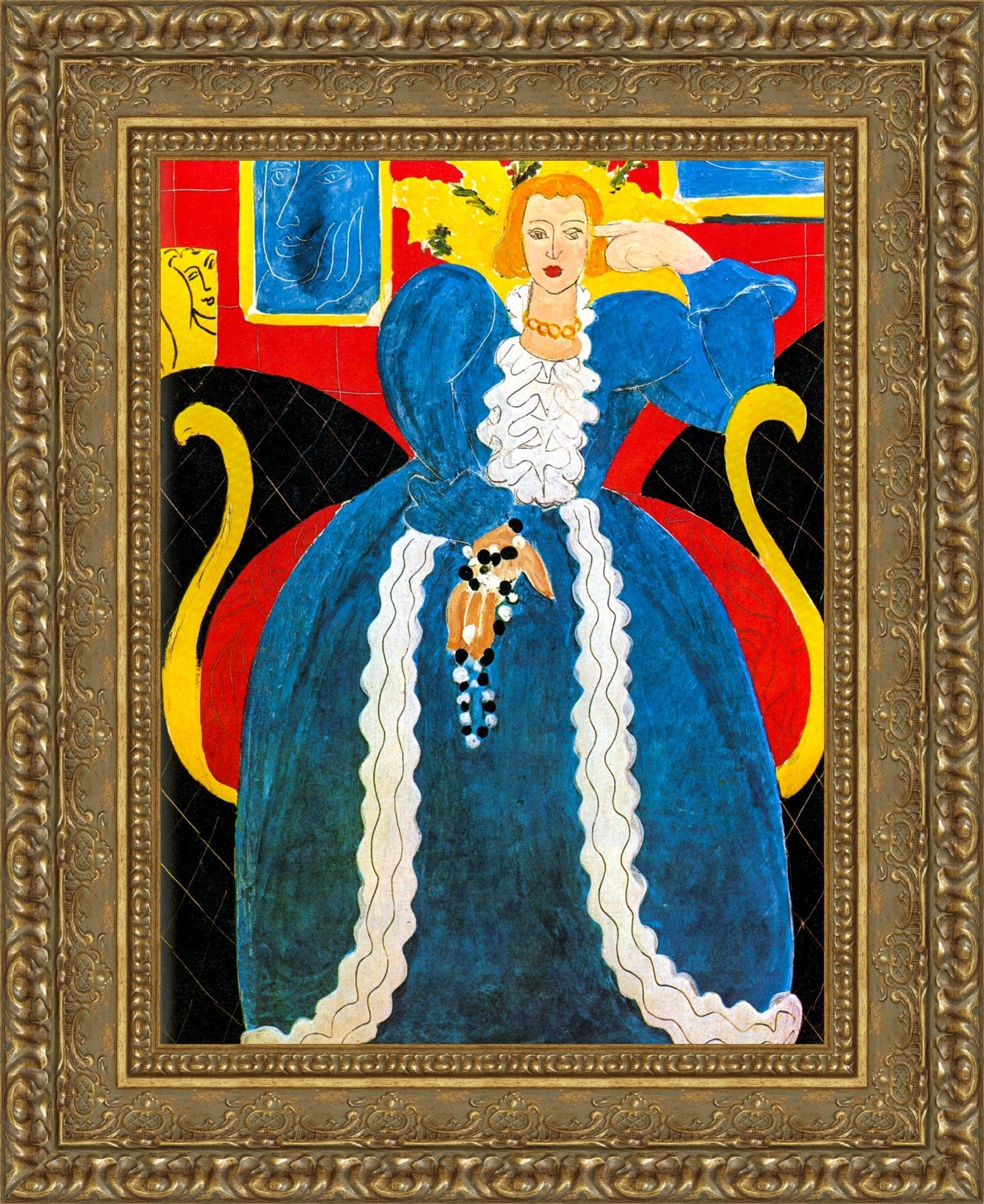 Lady in Blue (La Dame en Bleu) – Henri Matisse, 1937
