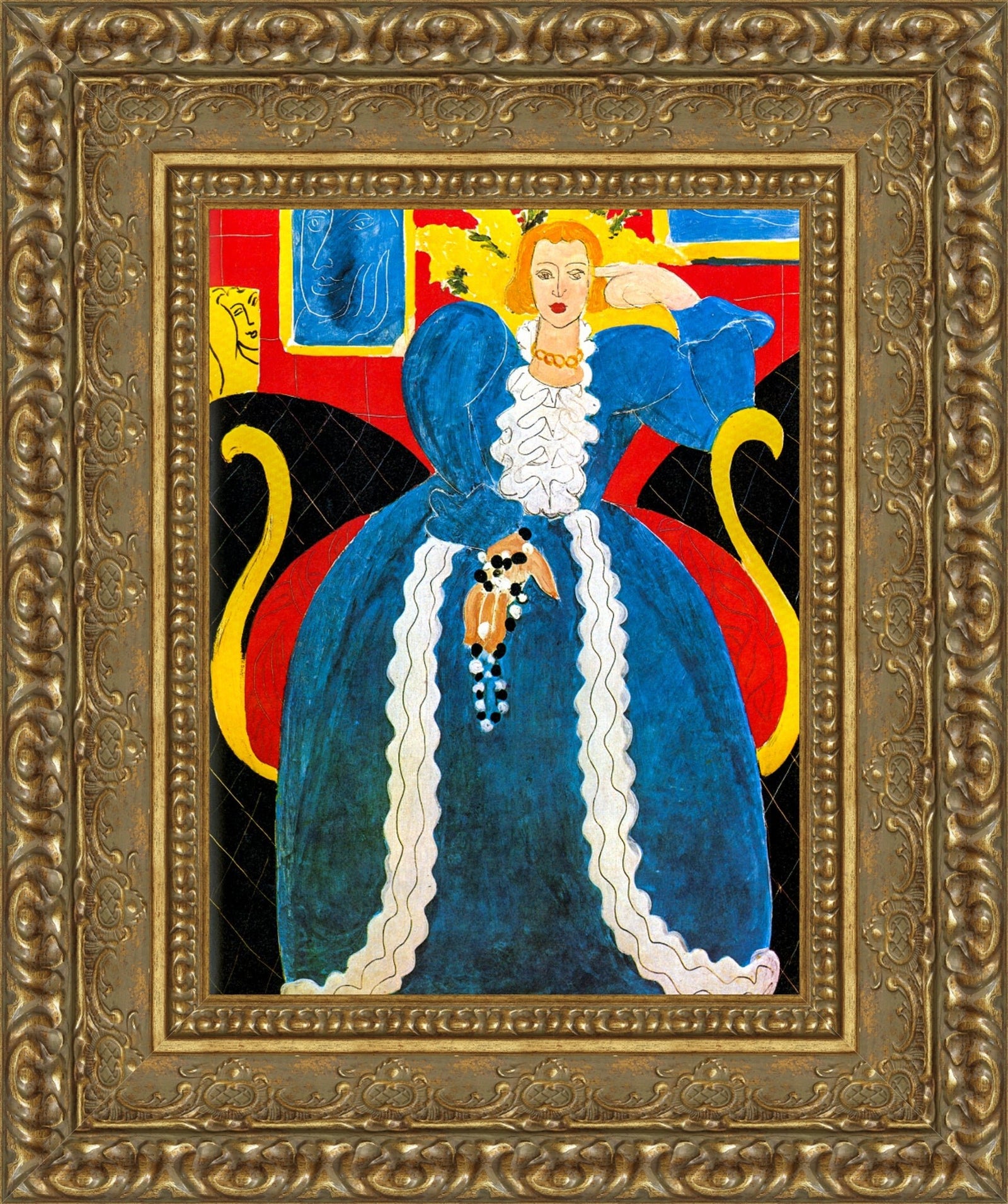 Lady in Blue (La Dame en Bleu) – Henri Matisse, 1937