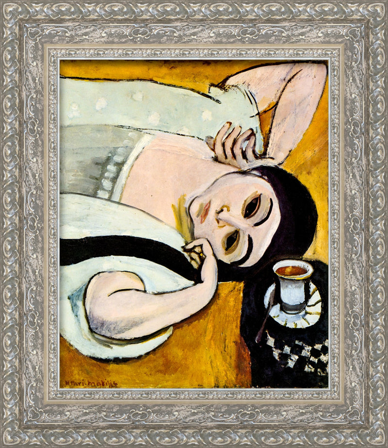 Laurette's Head with a Coffee Cup – Henri Matisse, 1917
