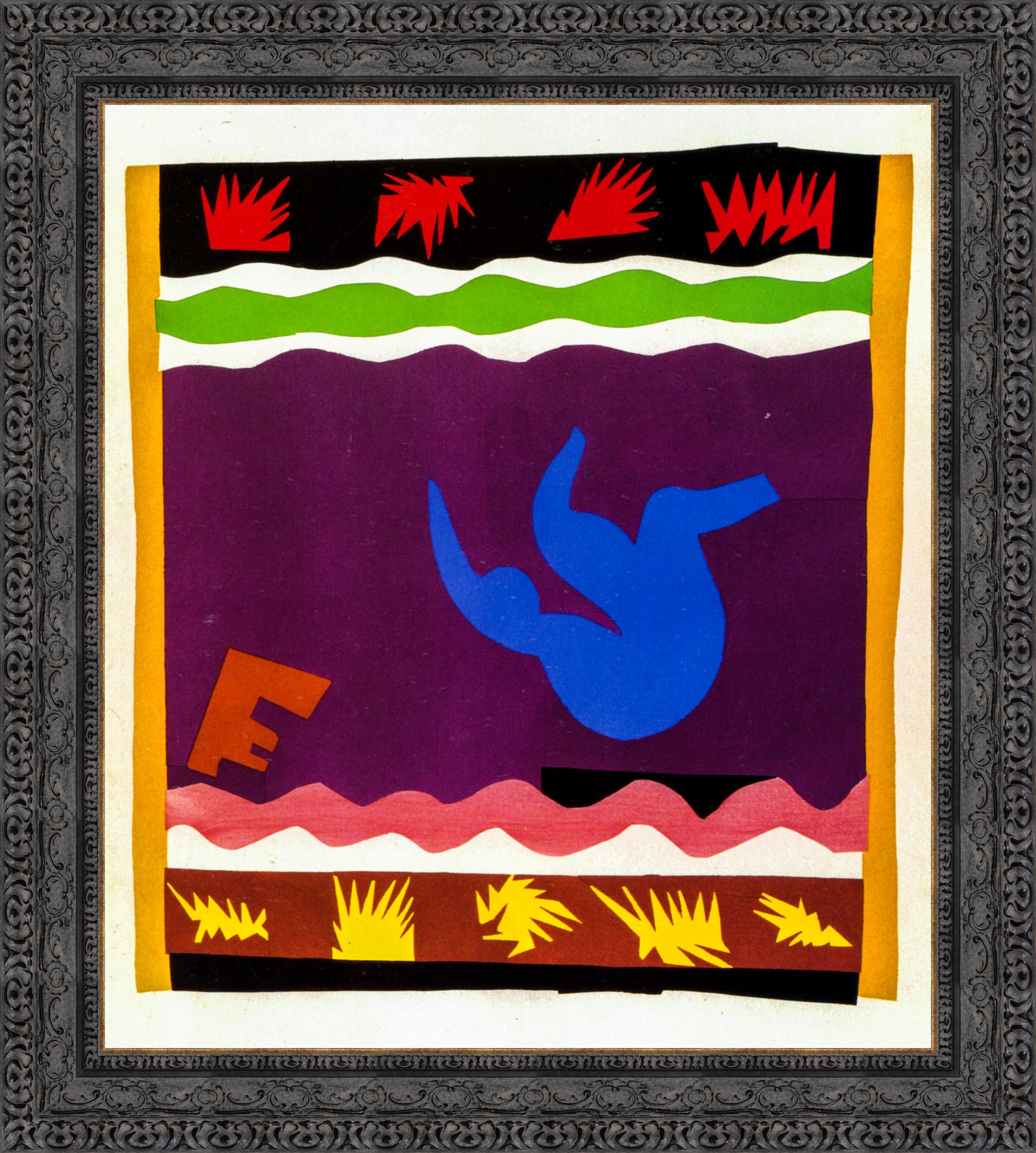 Le Toboggan (The Slide) – Henri Matisse, 1946 (from Jazz)