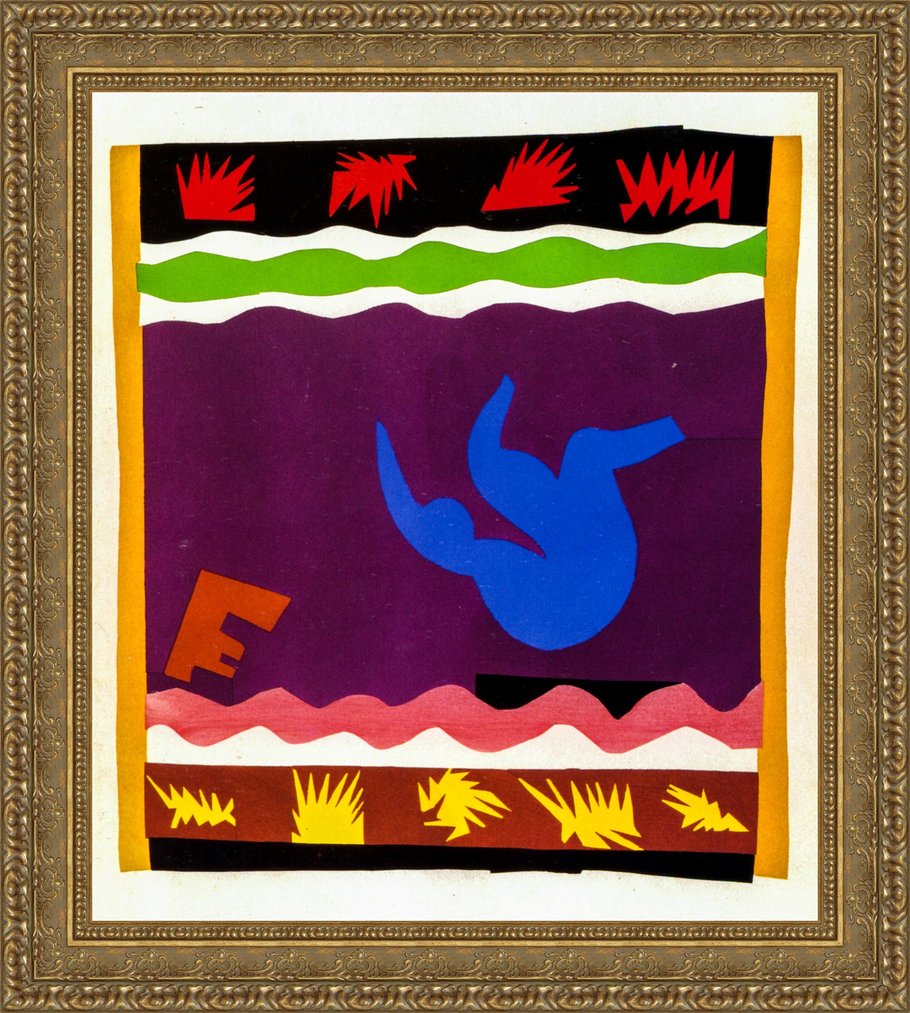 Le Toboggan (The Slide) – Henri Matisse, 1946 (from Jazz)
