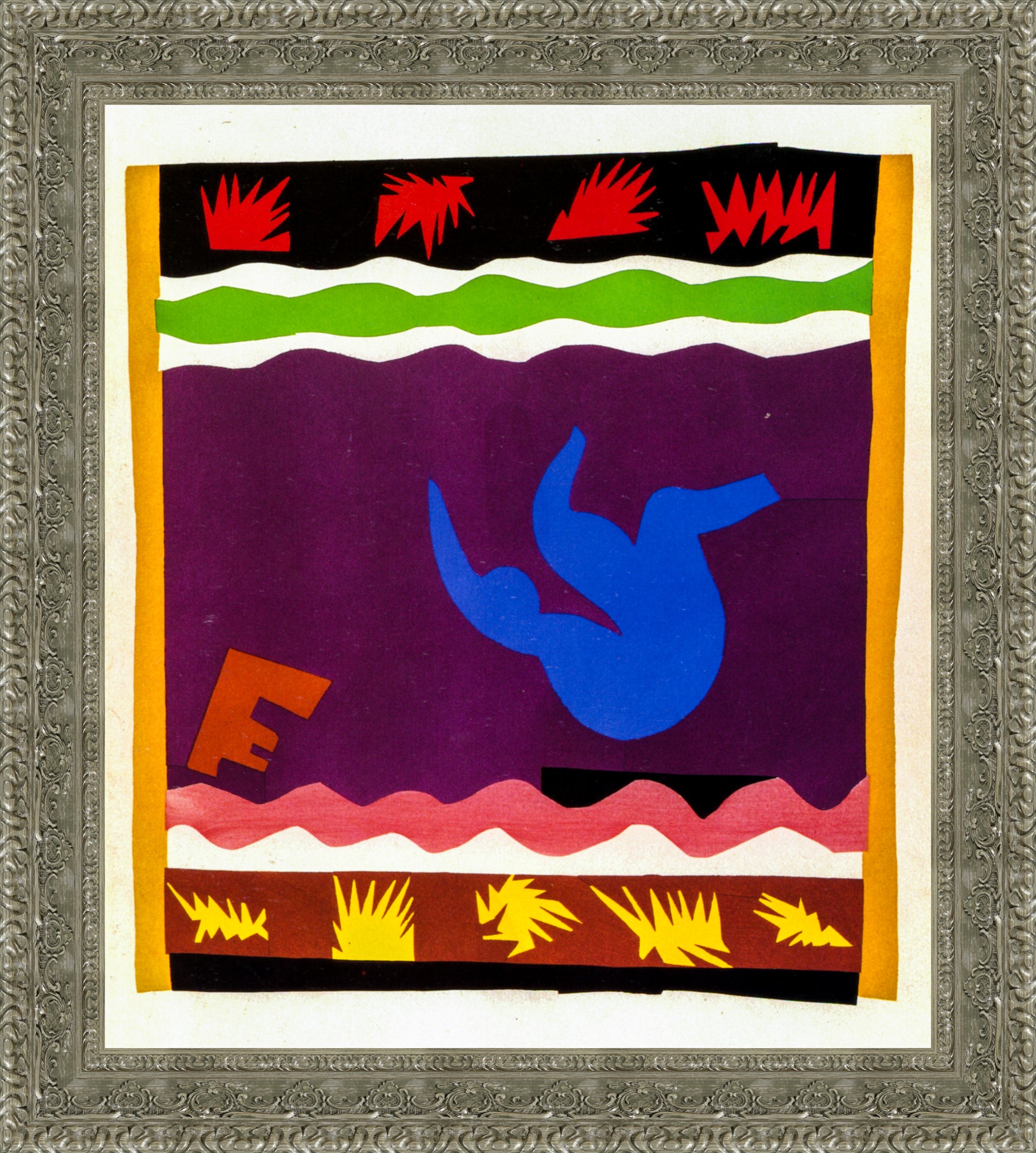 Le Toboggan (The Slide) – Henri Matisse, 1946 (from Jazz)