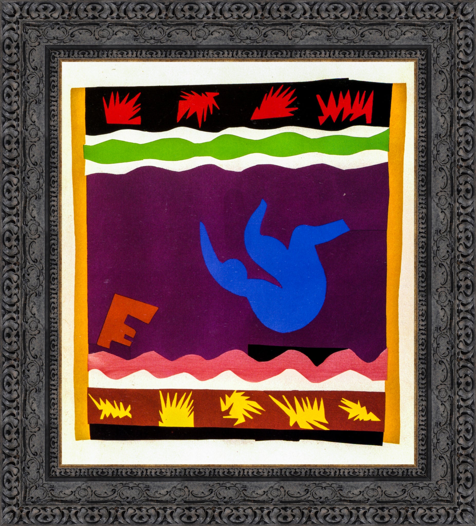 Le Toboggan (The Slide) – Henri Matisse, 1946 (from Jazz)