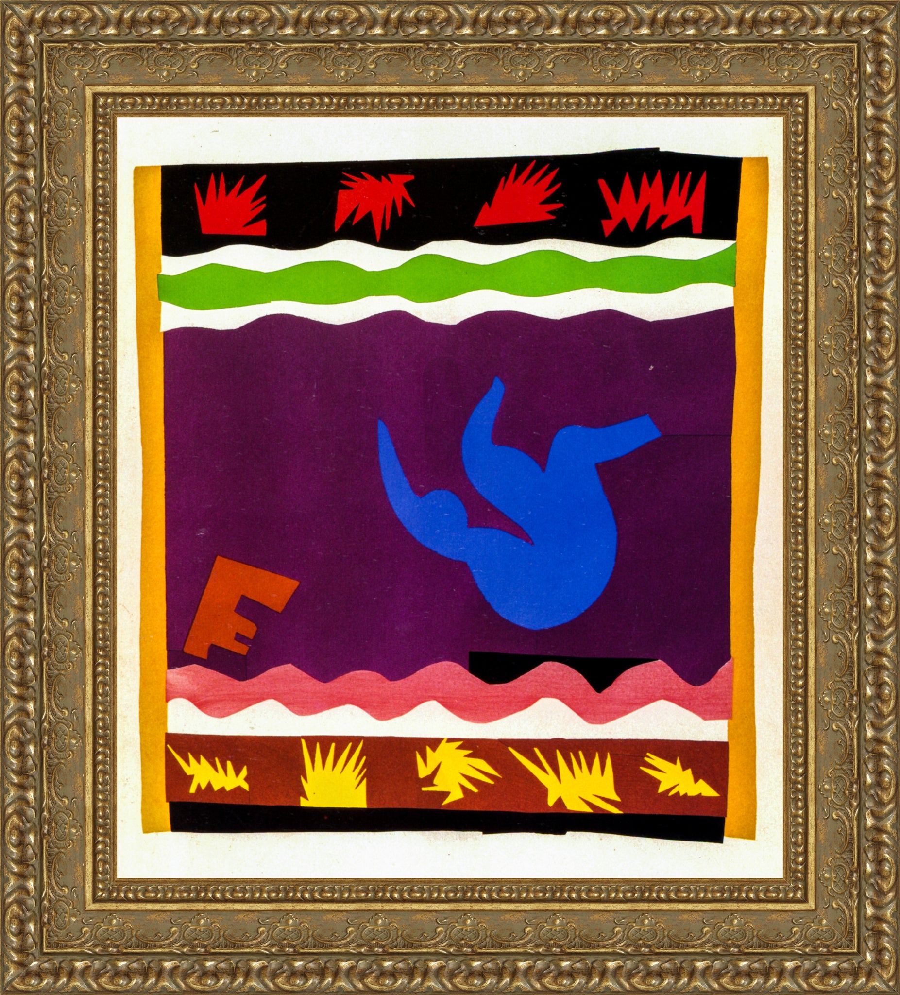 Le Toboggan (The Slide) – Henri Matisse, 1946 (from Jazz)
