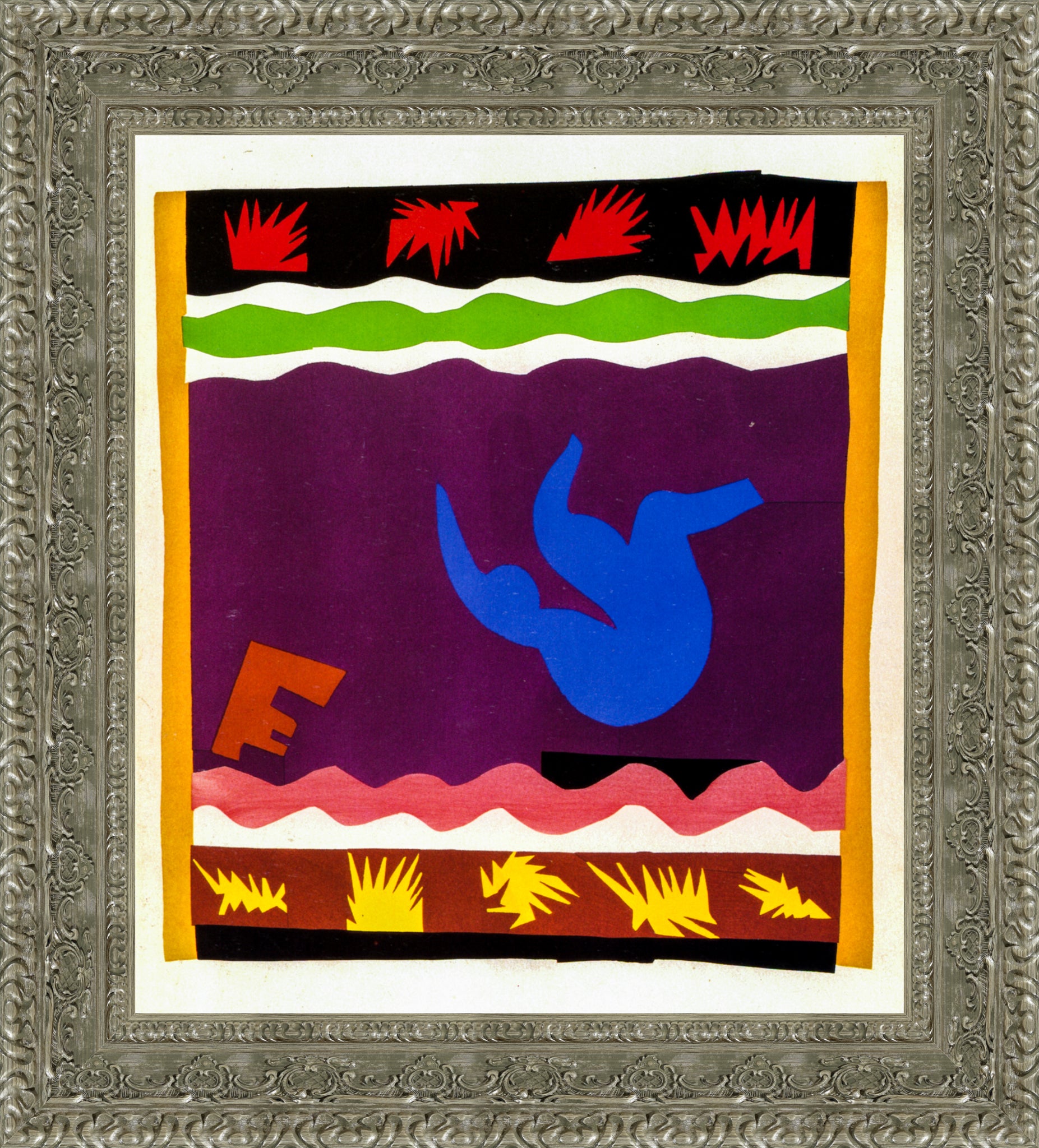 Le Toboggan (The Slide) – Henri Matisse, 1946 (from Jazz)
