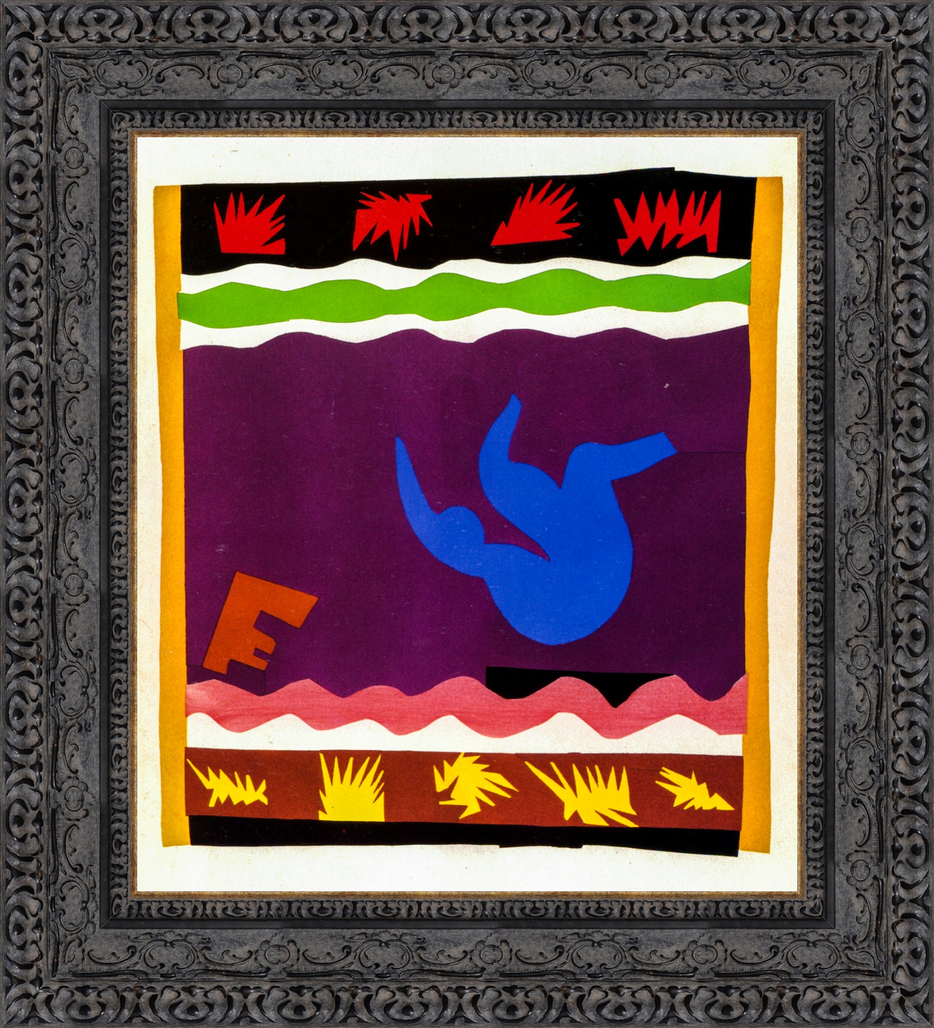 Le Toboggan (The Slide) – Henri Matisse, 1946 (from Jazz)