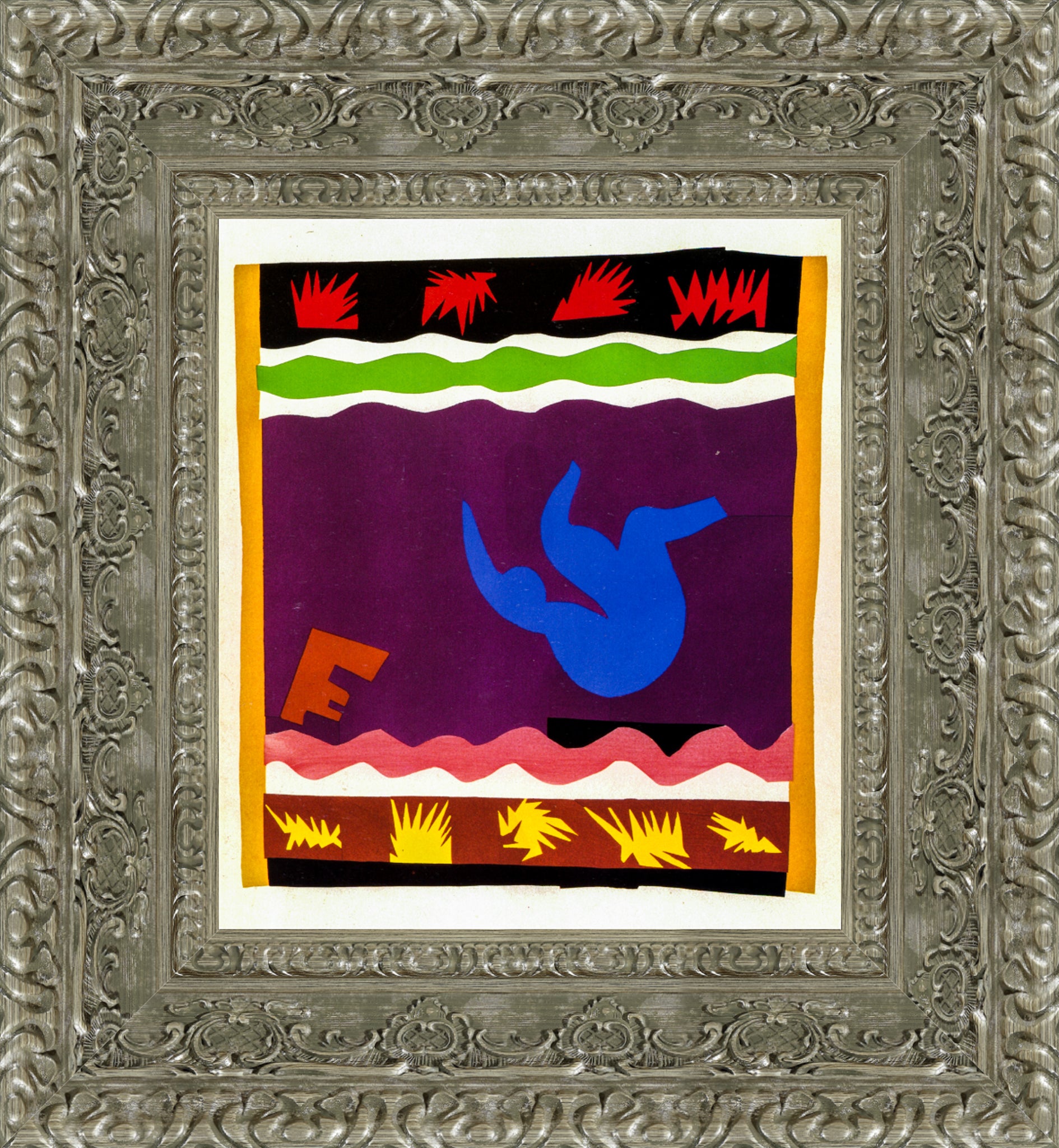 Le Toboggan (The Slide) – Henri Matisse, 1946 (from Jazz)