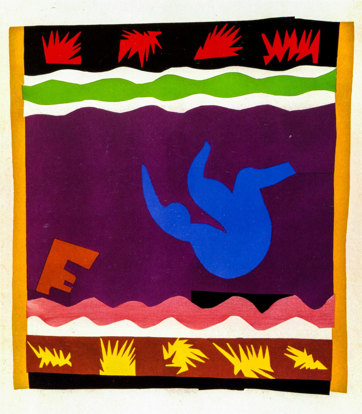 Le Toboggan (The Slide) – Henri Matisse, 1946, framed