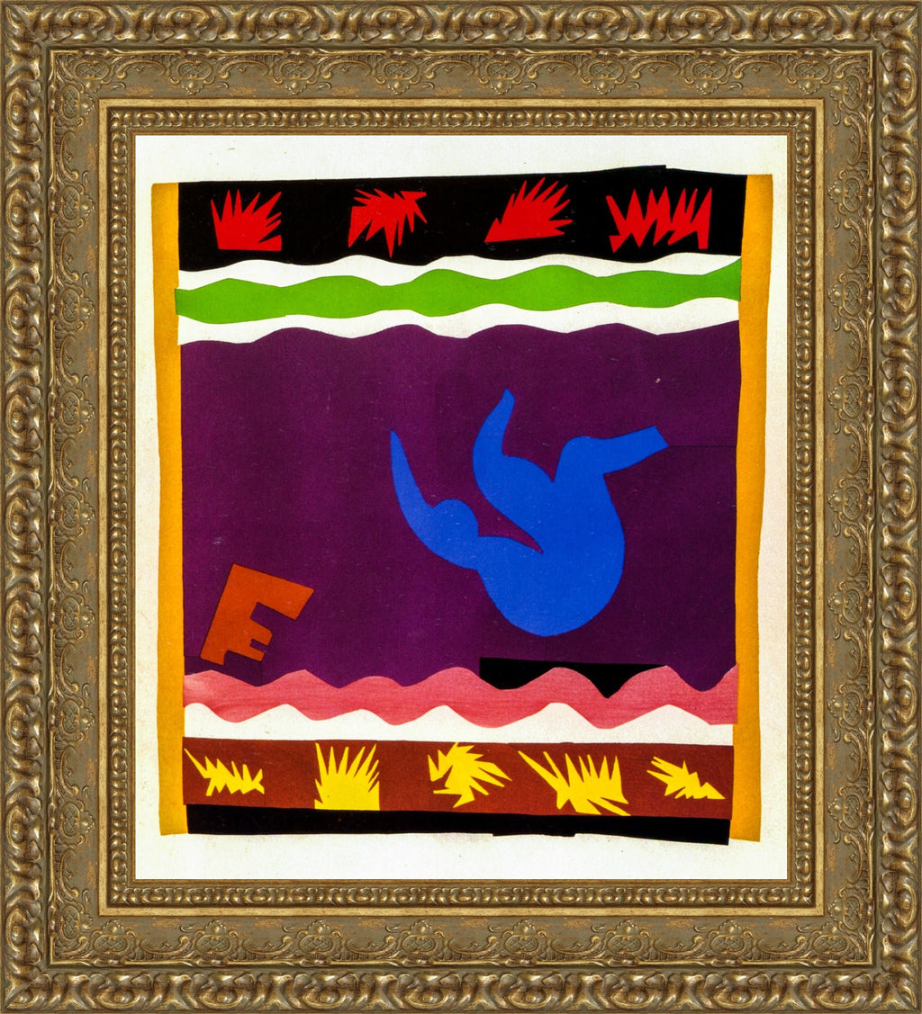 Le Toboggan (The Slide) by Henri Matisse — Framed Giclee Canvas Print | Canvas Classics