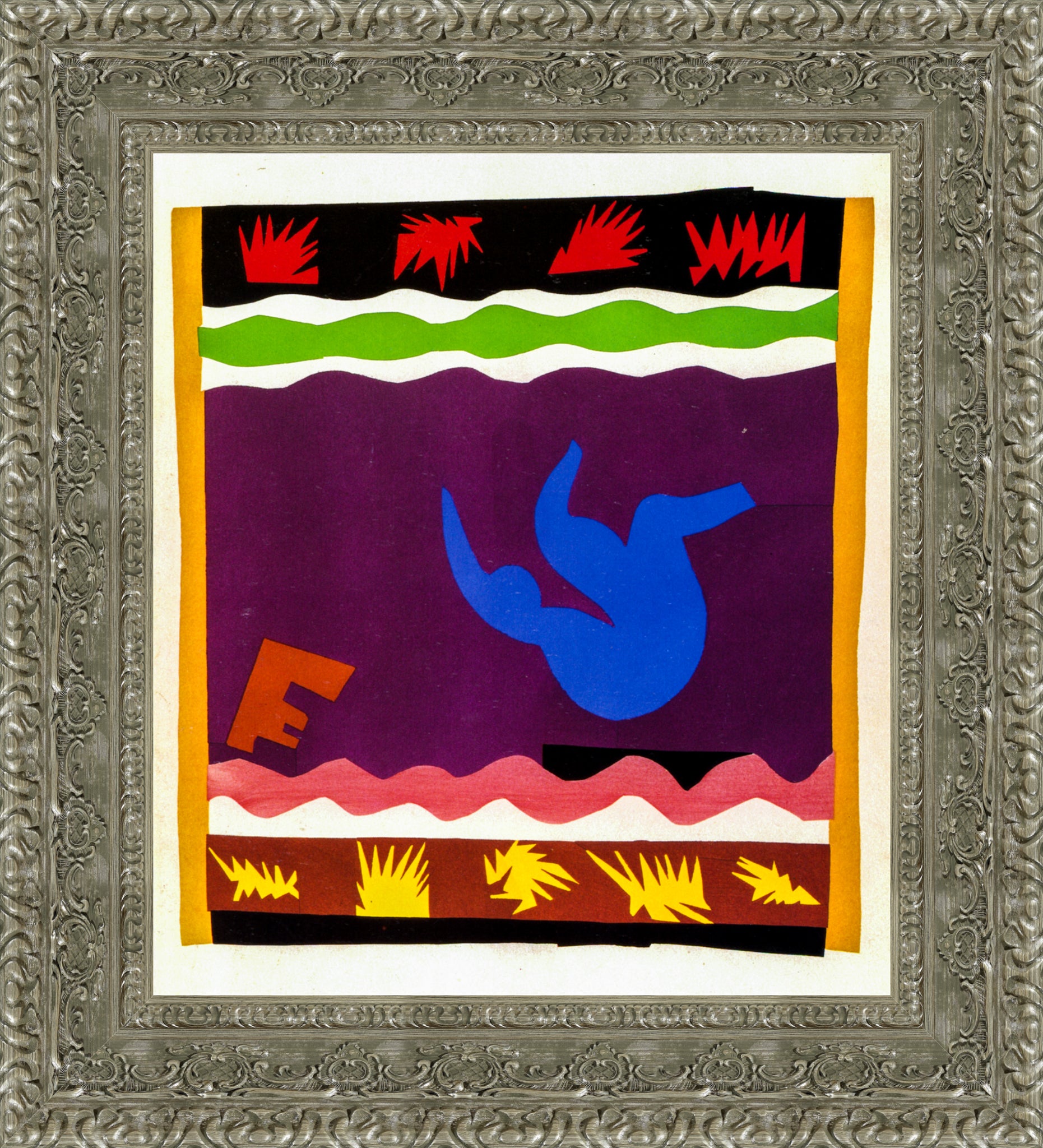 Le Toboggan (The Slide) – Henri Matisse, 1946 (from Jazz)