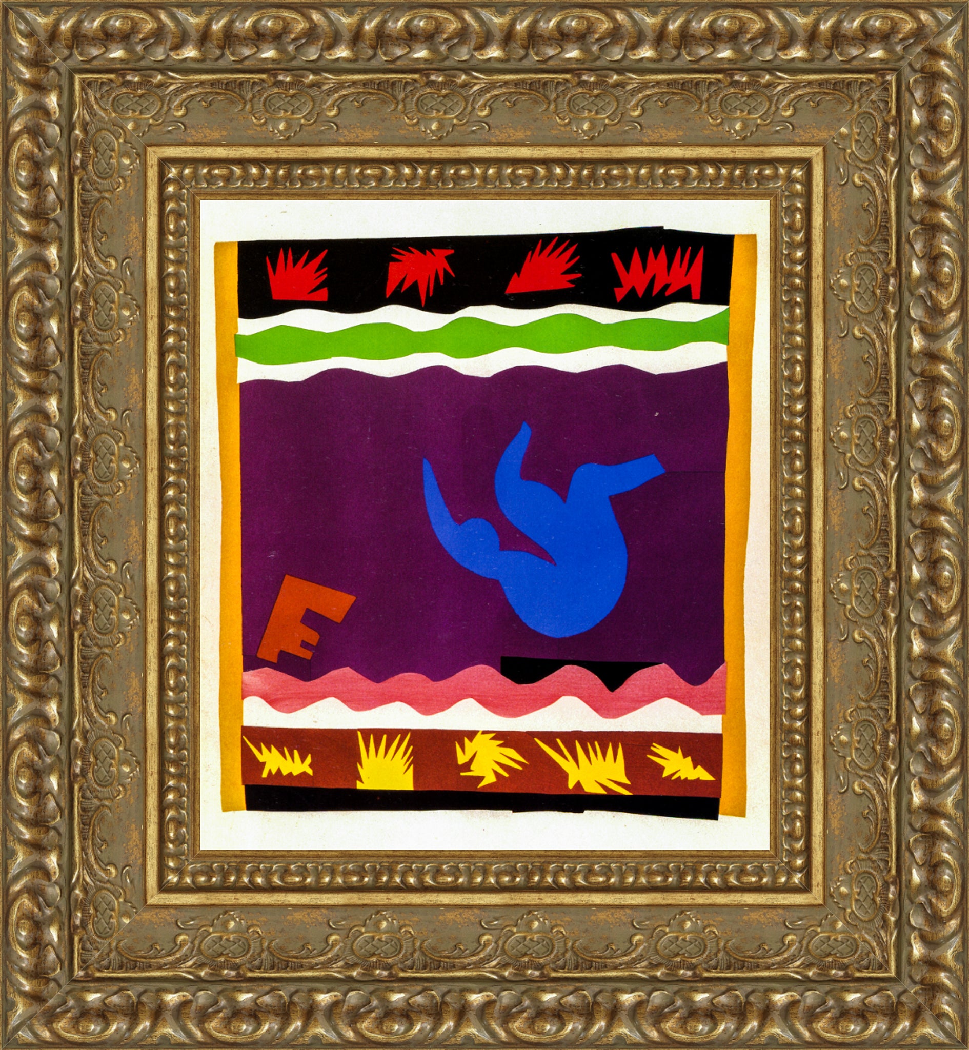 Le Toboggan (The Slide) – Henri Matisse, 1946 (from Jazz)