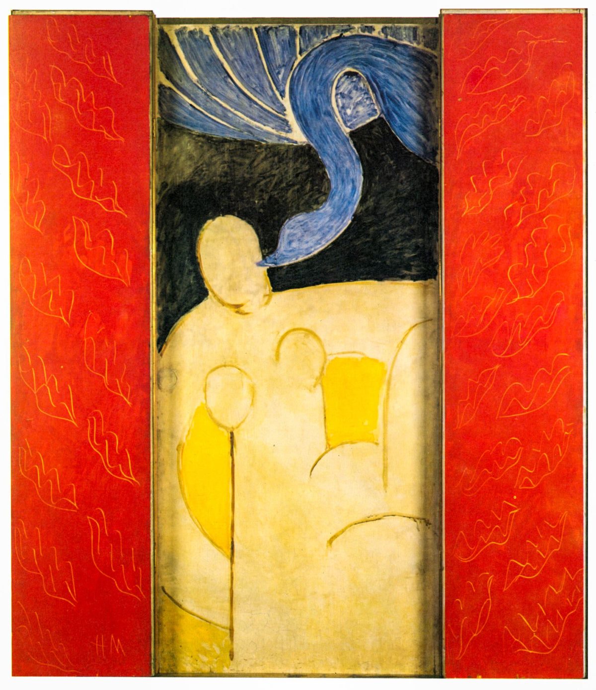 Leda and the Swan (Léda et le Cygne) – Henri Matisse, 1944-1946, framed