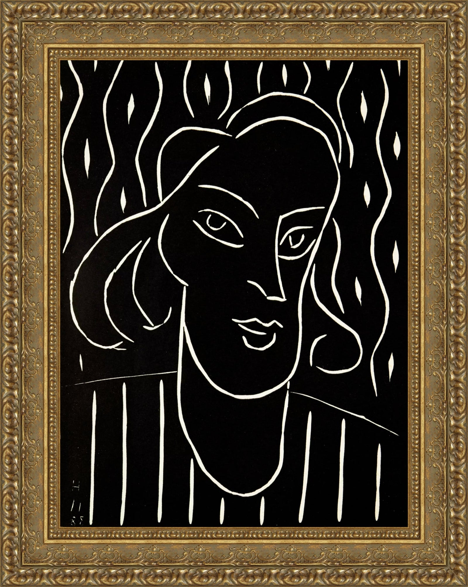 Head of a Woman – Henri Matisse, 1938