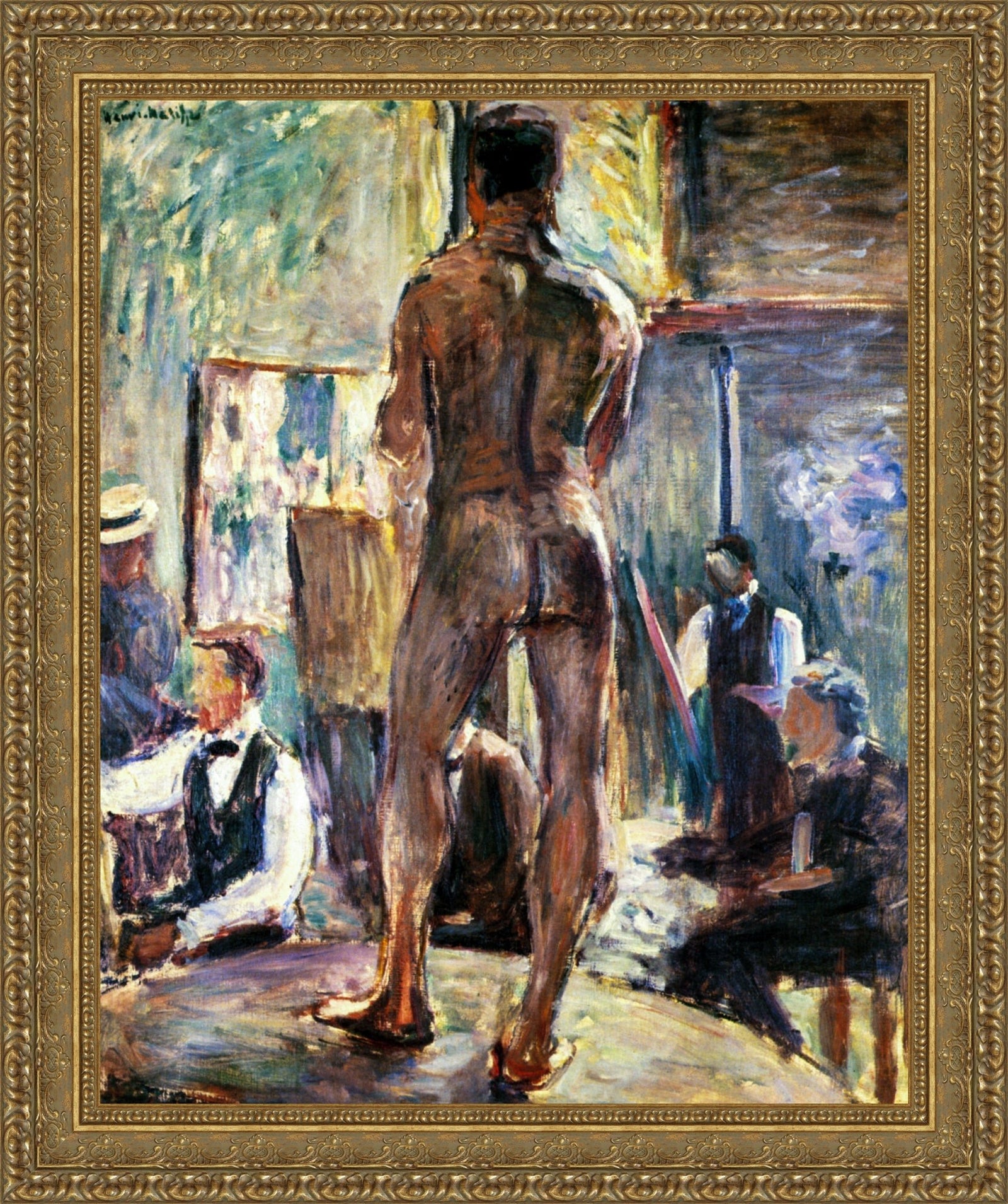 Male Nude in the Studio (Nu masculin dans l’atelier) – Henri Matisse, 1900