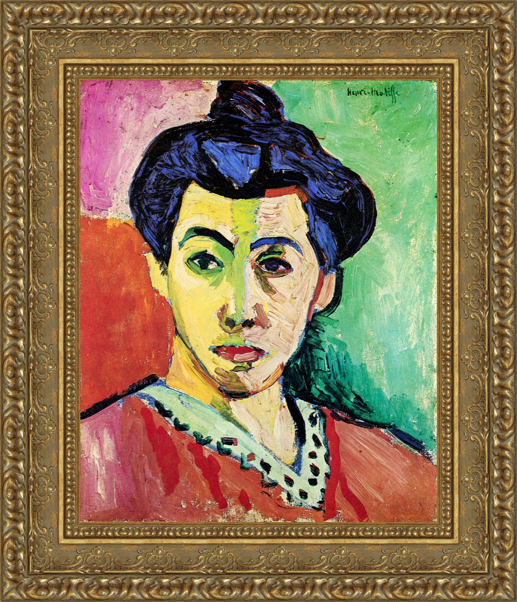 Mme Matisse, The Green Line (La Raie Verte) – Henri Matisse, 1905