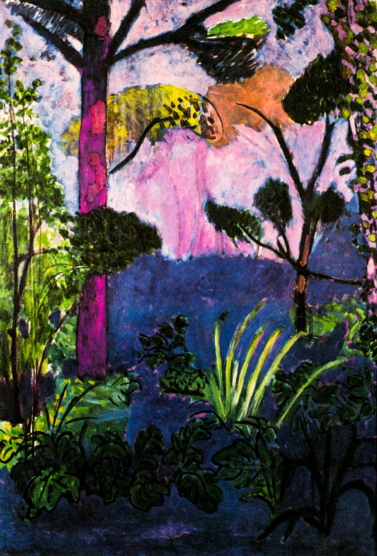 Moroccan Landscape (Acanthus) – Henri Matisse, 1912, framed