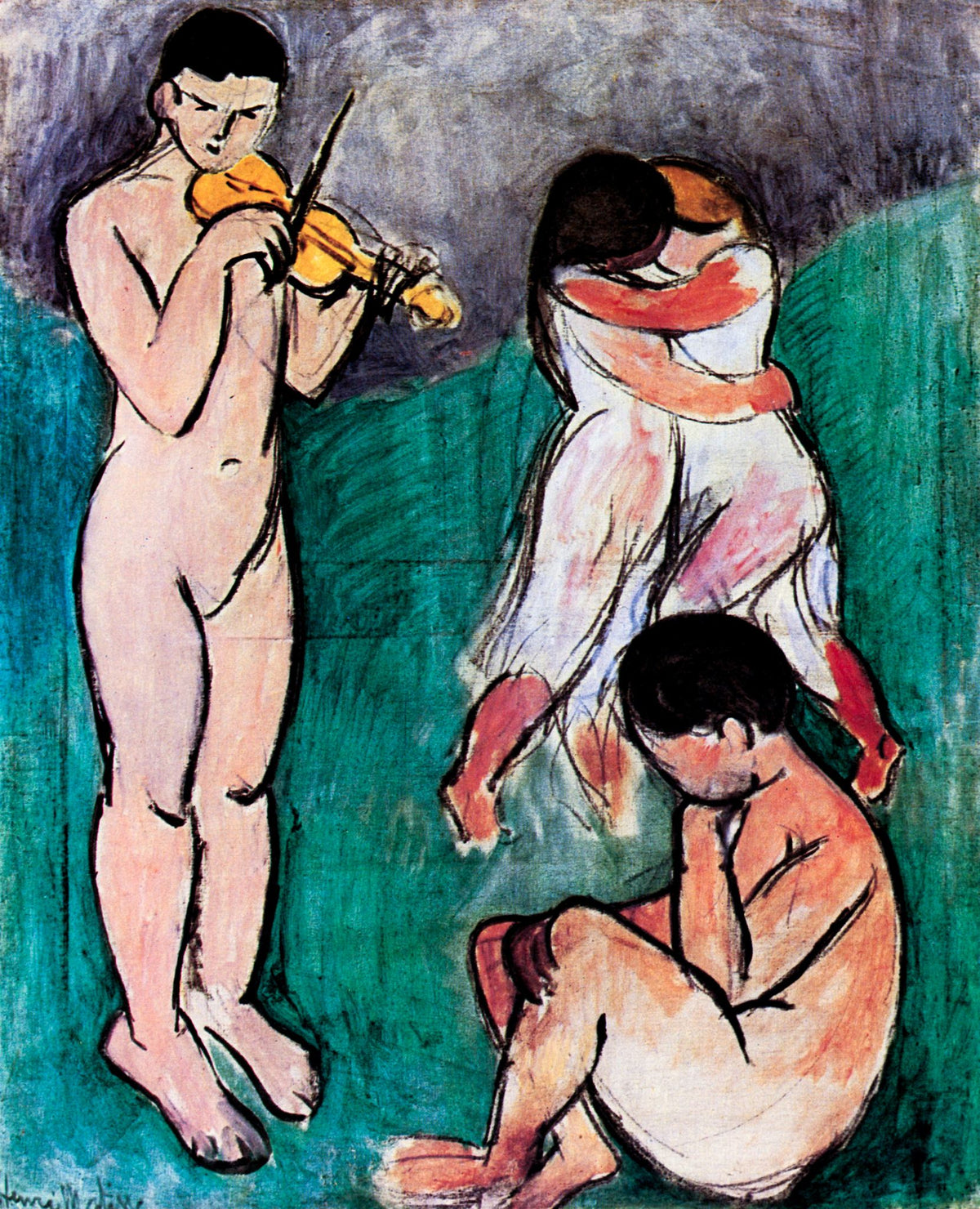 Music – Henri Matisse, 1907, framed