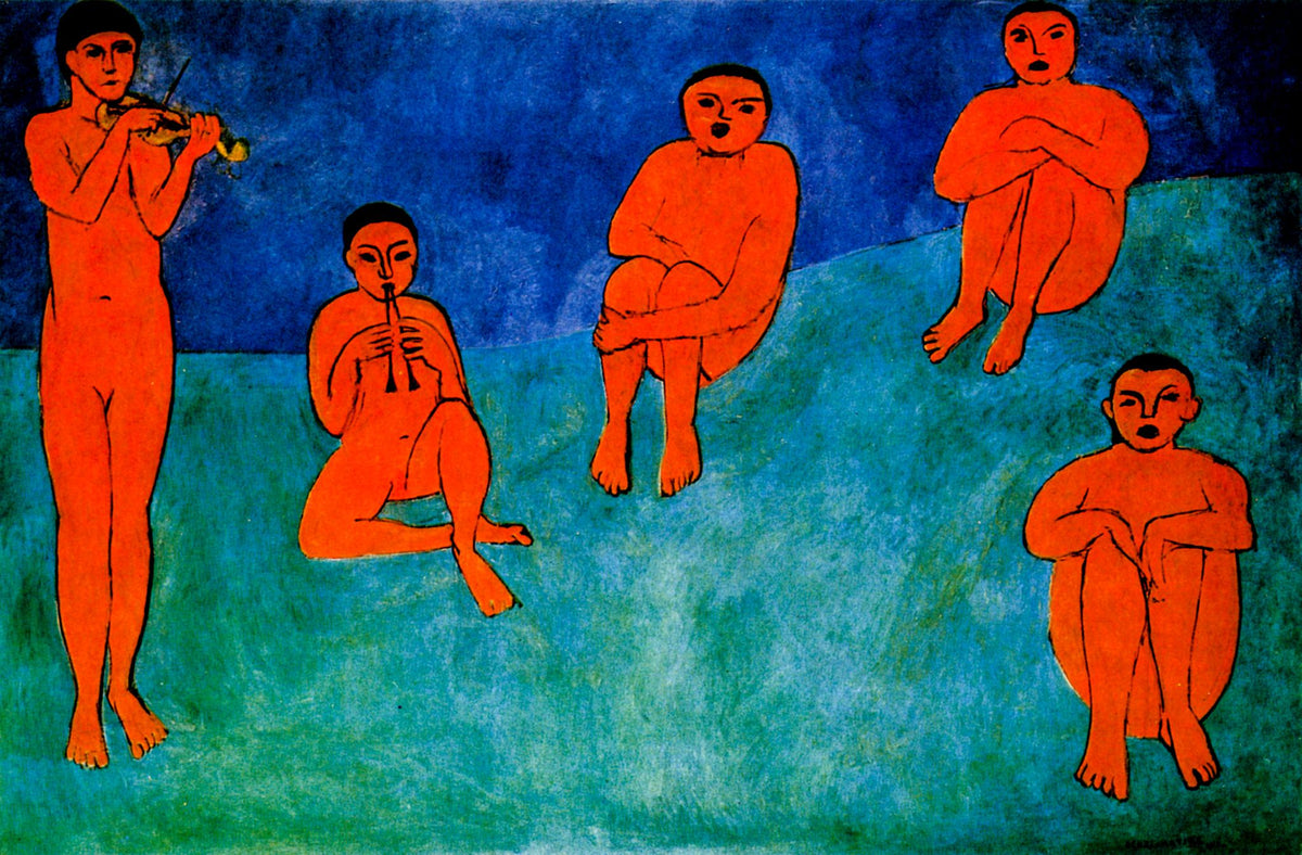 Music – Henri Matisse, 1910, framed