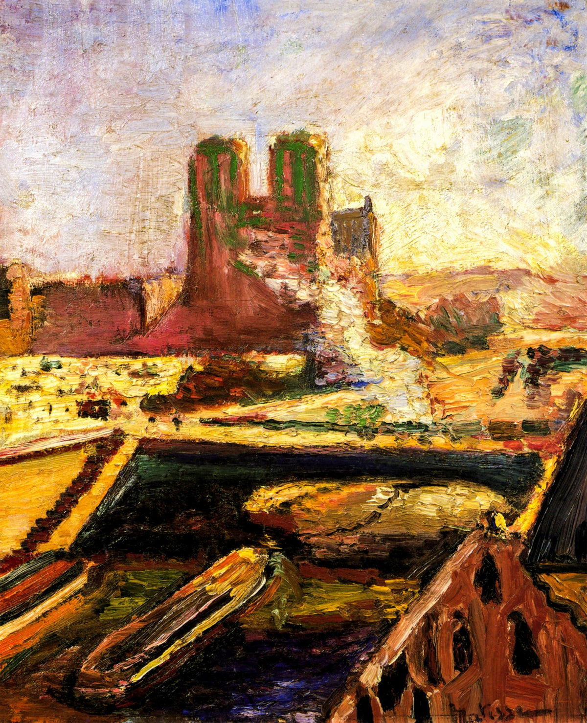 Notre-Dame – Henri Matisse, 1900, framed