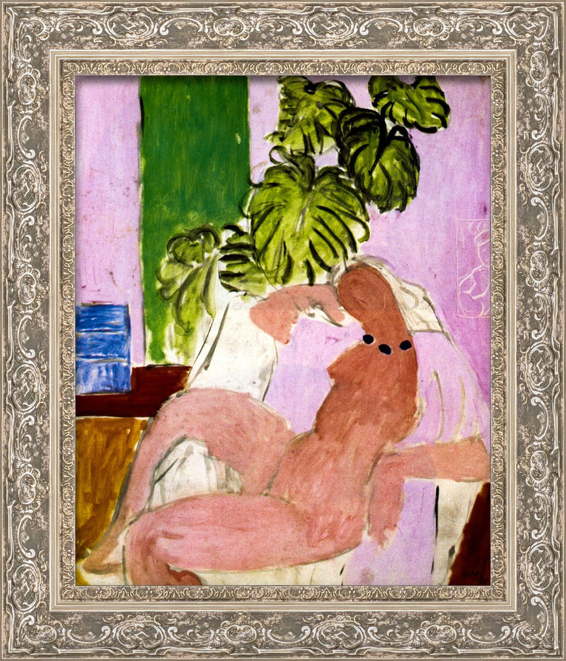 Nude in a Chair with Green Plants – Henri Matisse, 1937