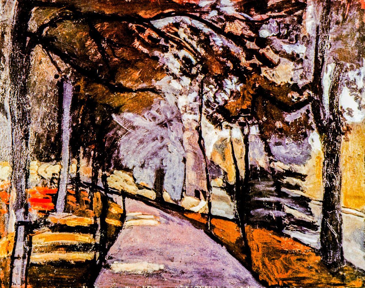 Path in the Bois de Boulogne – Henri Matisse, 1902, framed