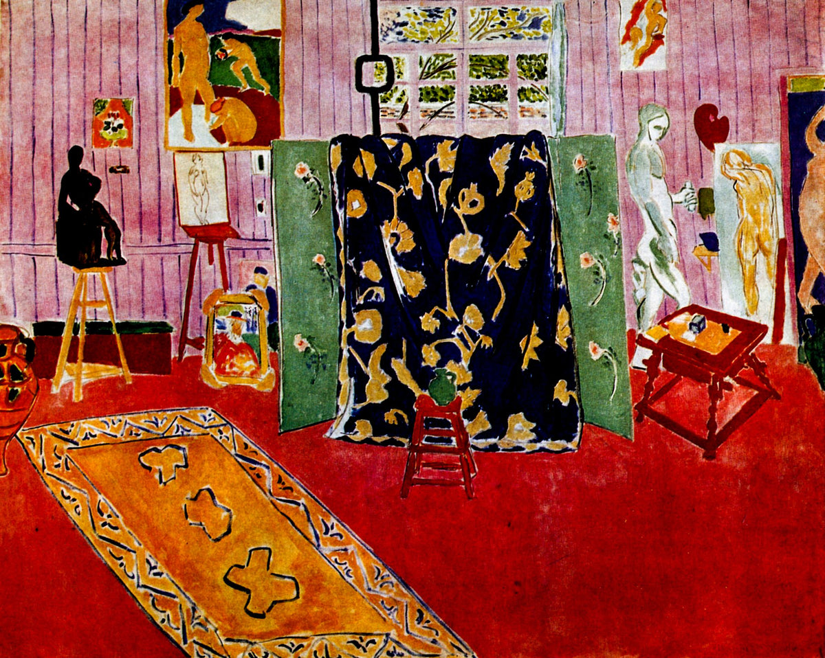 The Pink Studio – Henri Matisse, 1911, framed