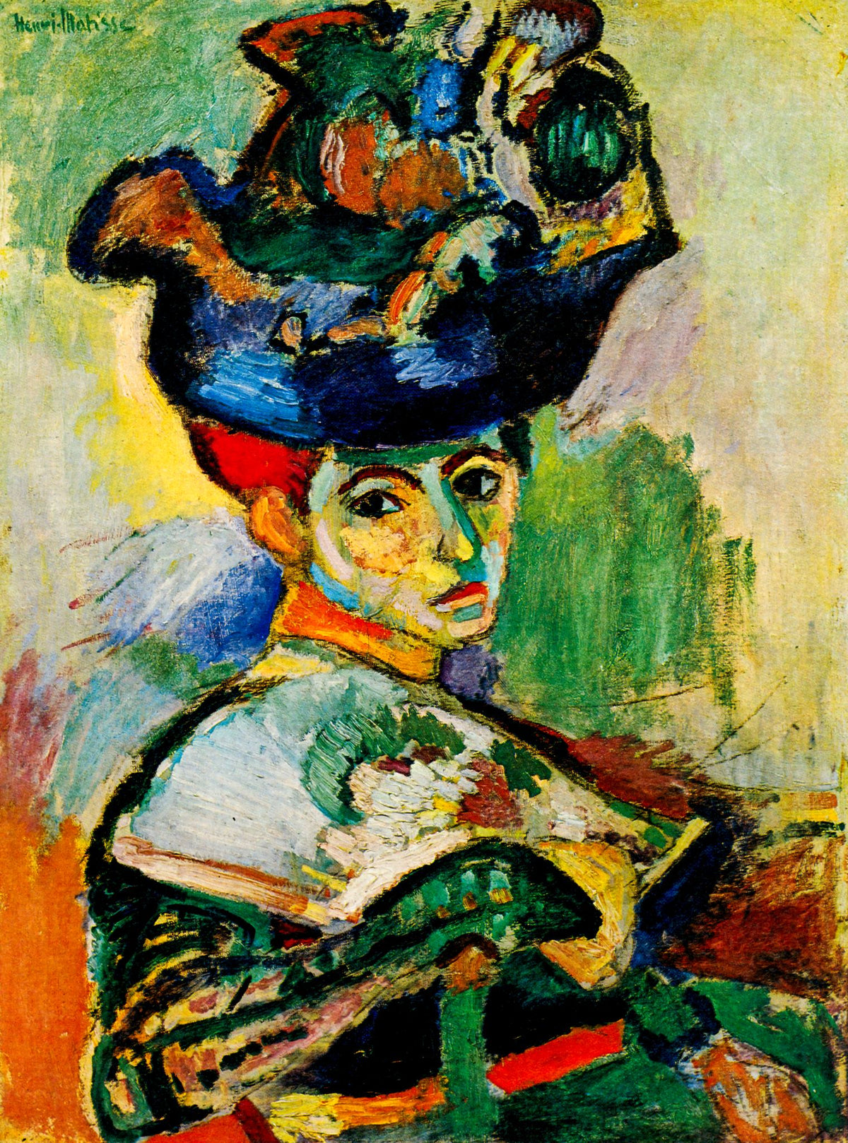 Woman with the Hat – Henri Matisse, 1905, framed