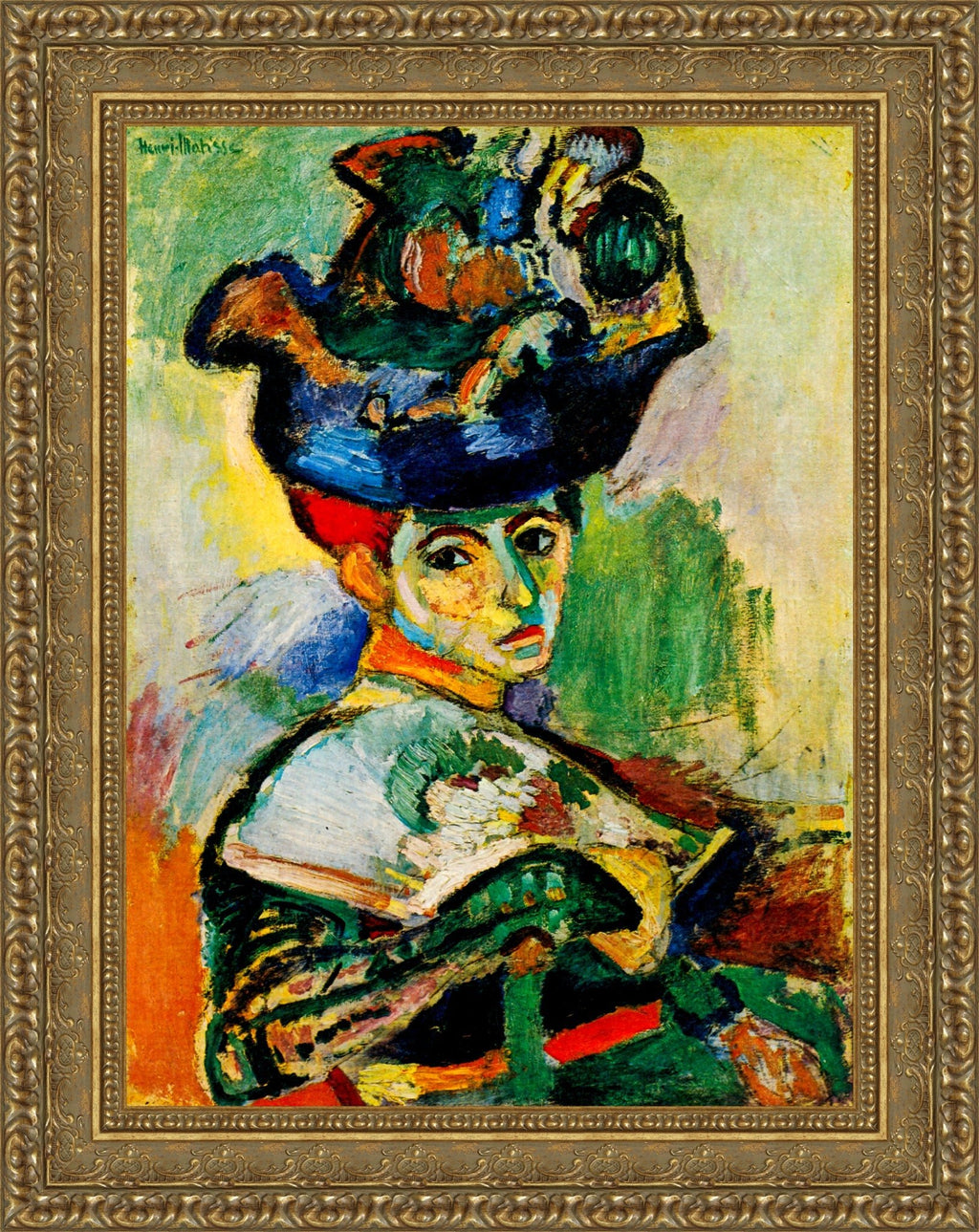 Woman with the Hat (La Femme au Chapeau) – Henri Matisse, 1905 - Canvas Classics