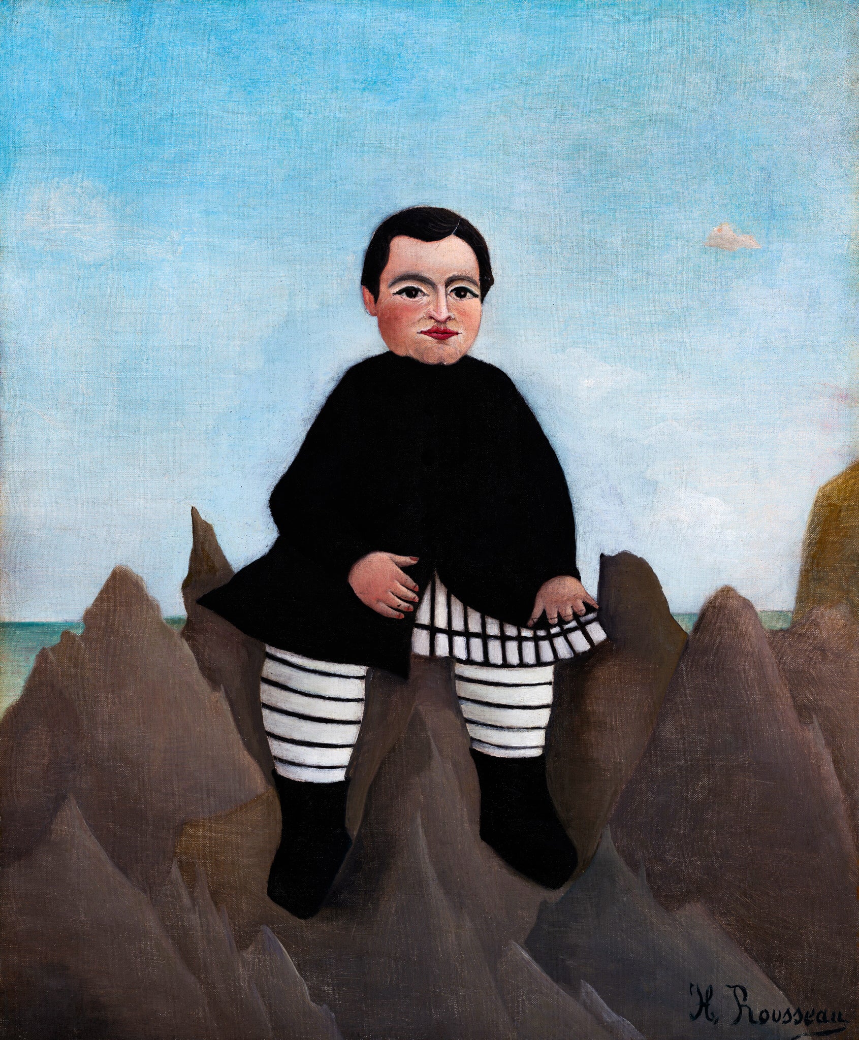 Boy on the Rocks