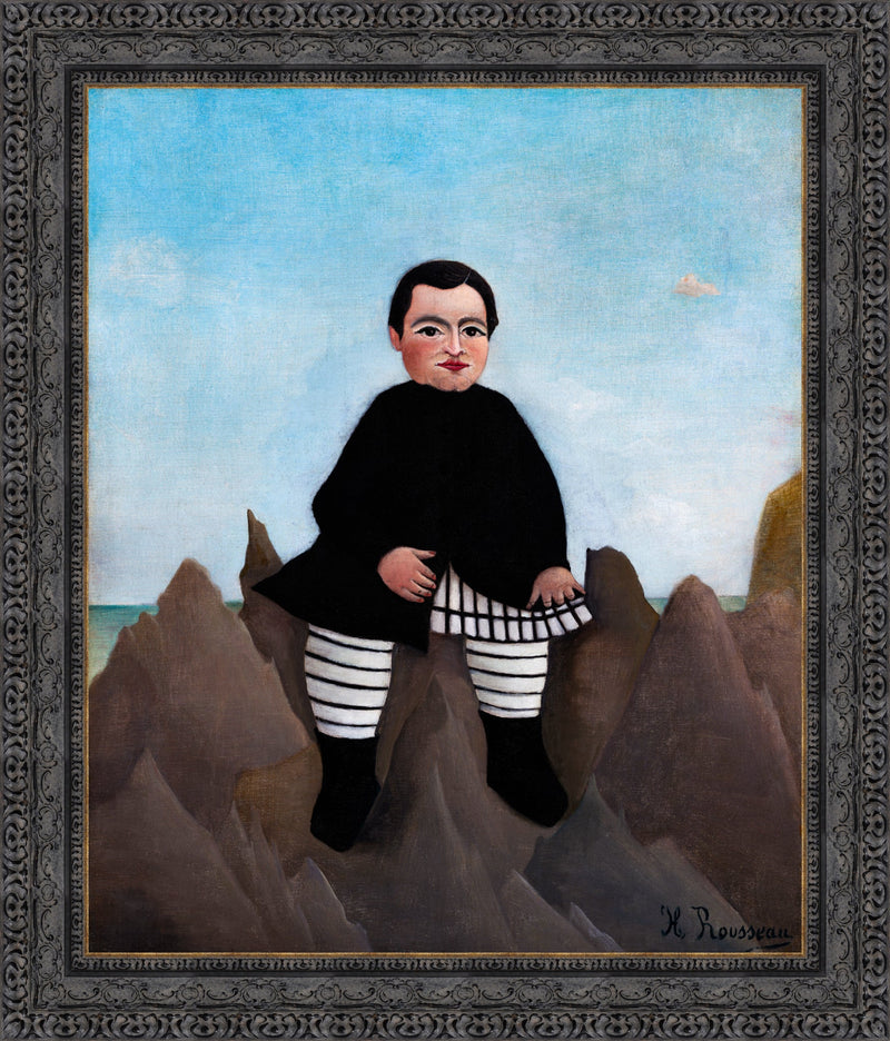 Boy on the Rocks (L'Enfant sur les rochers) – Henri Rousseau, 1895