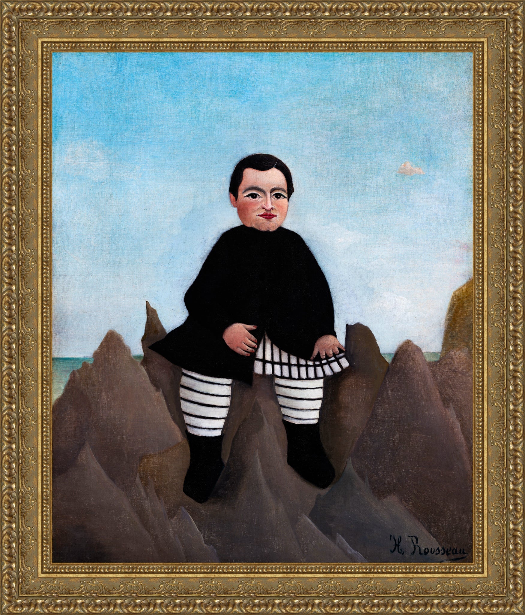 Boy on the Rocks