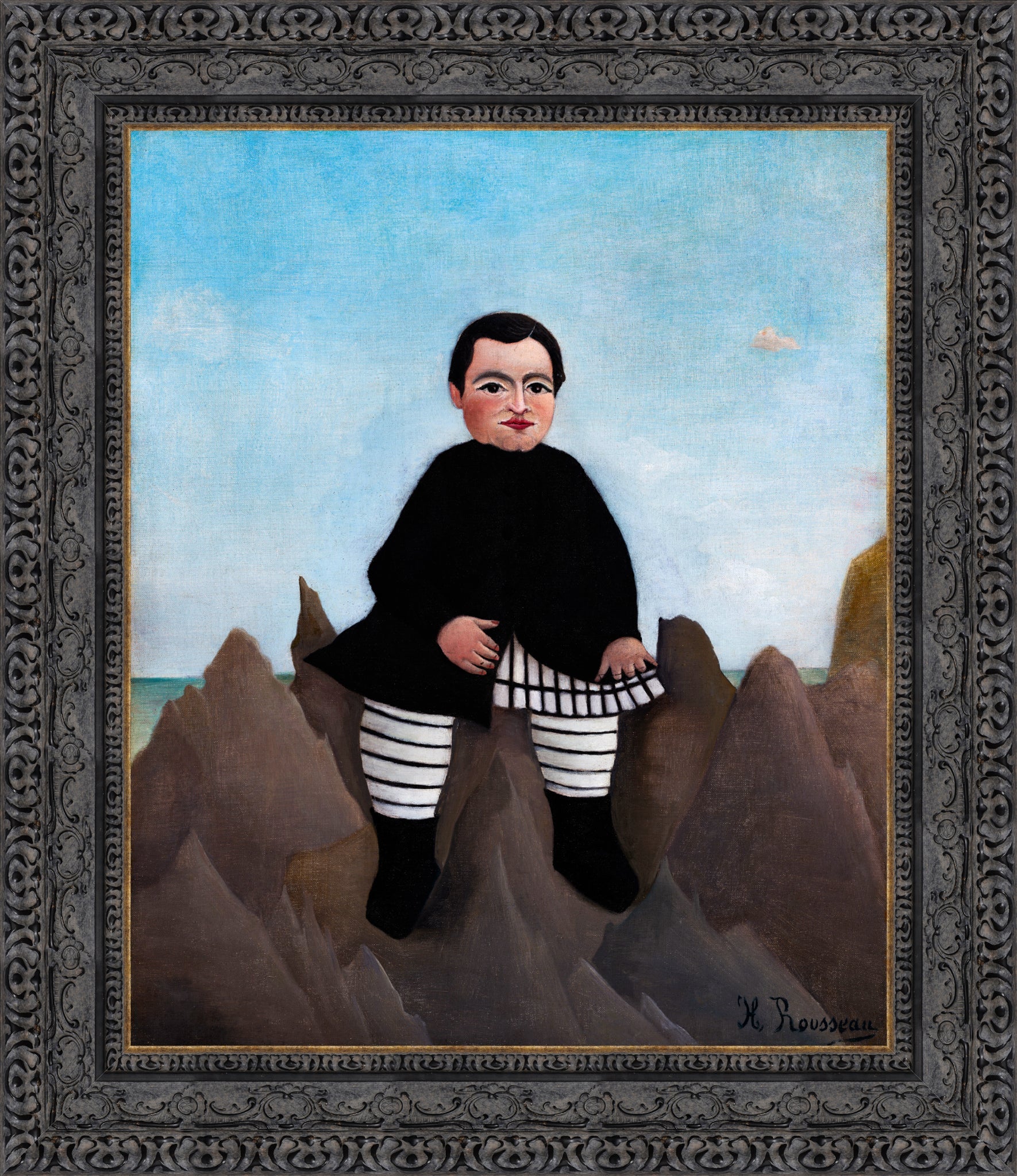 Boy on the Rocks