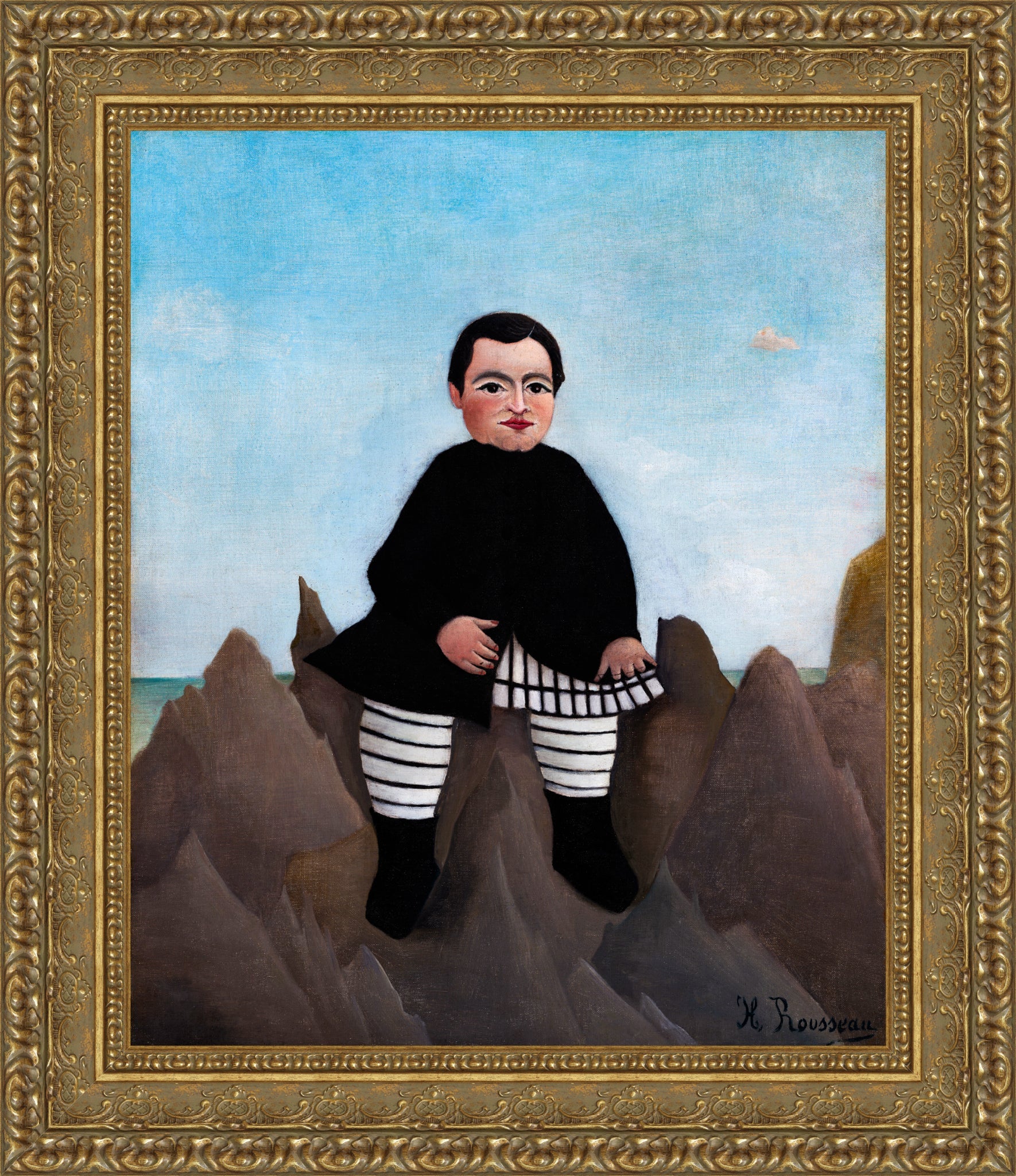 Boy on the Rocks