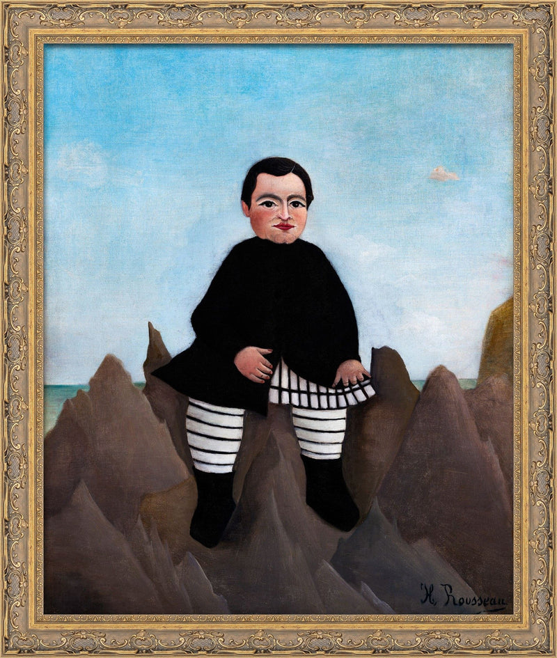 Boy on the Rocks (L'Enfant sur les rochers) – Henri Rousseau, 1895
