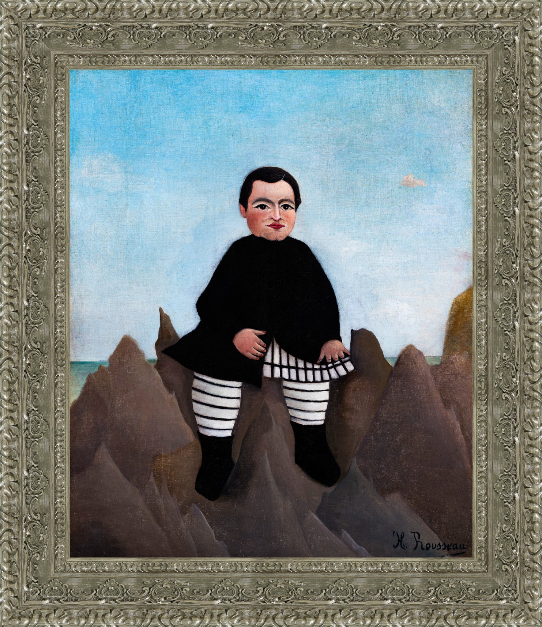 Boy on the Rocks