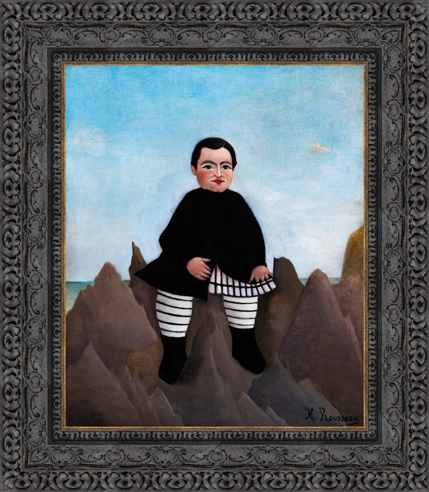 Boy on the Rocks