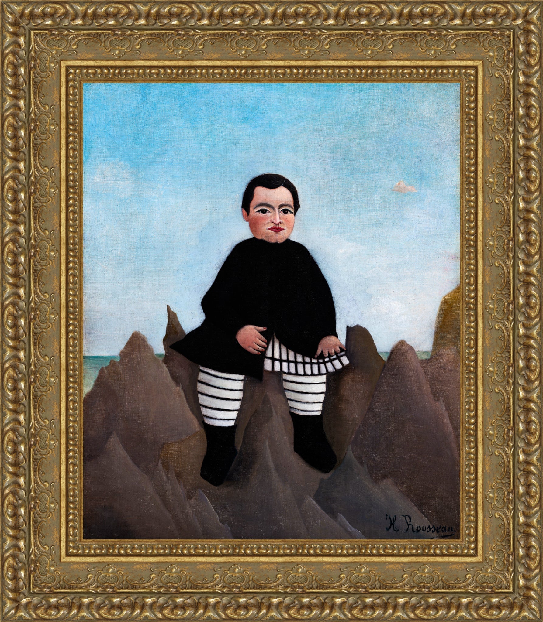 Boy on the Rocks
