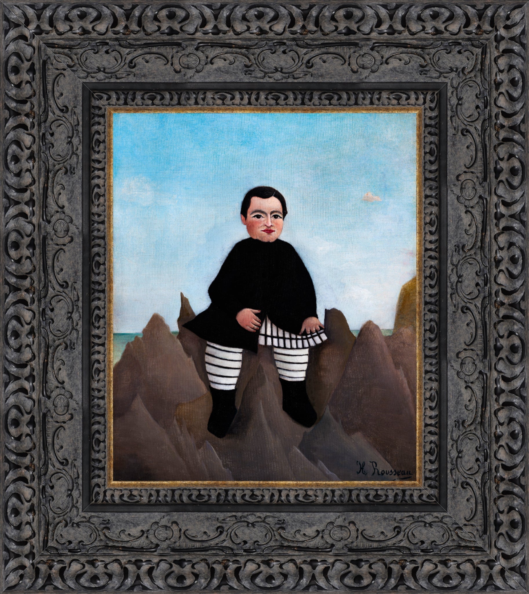 Boy on the Rocks