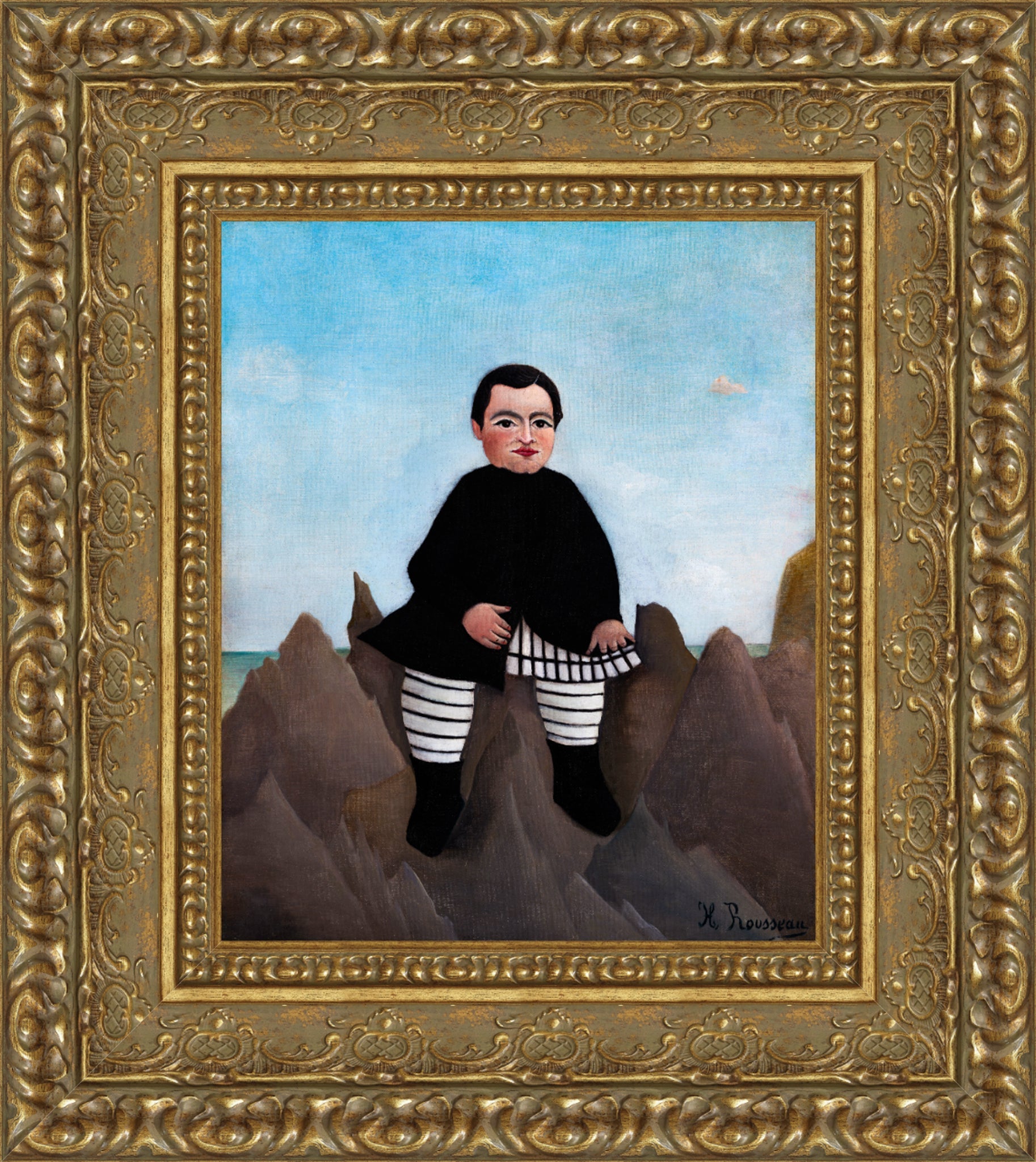 Boy on the Rocks