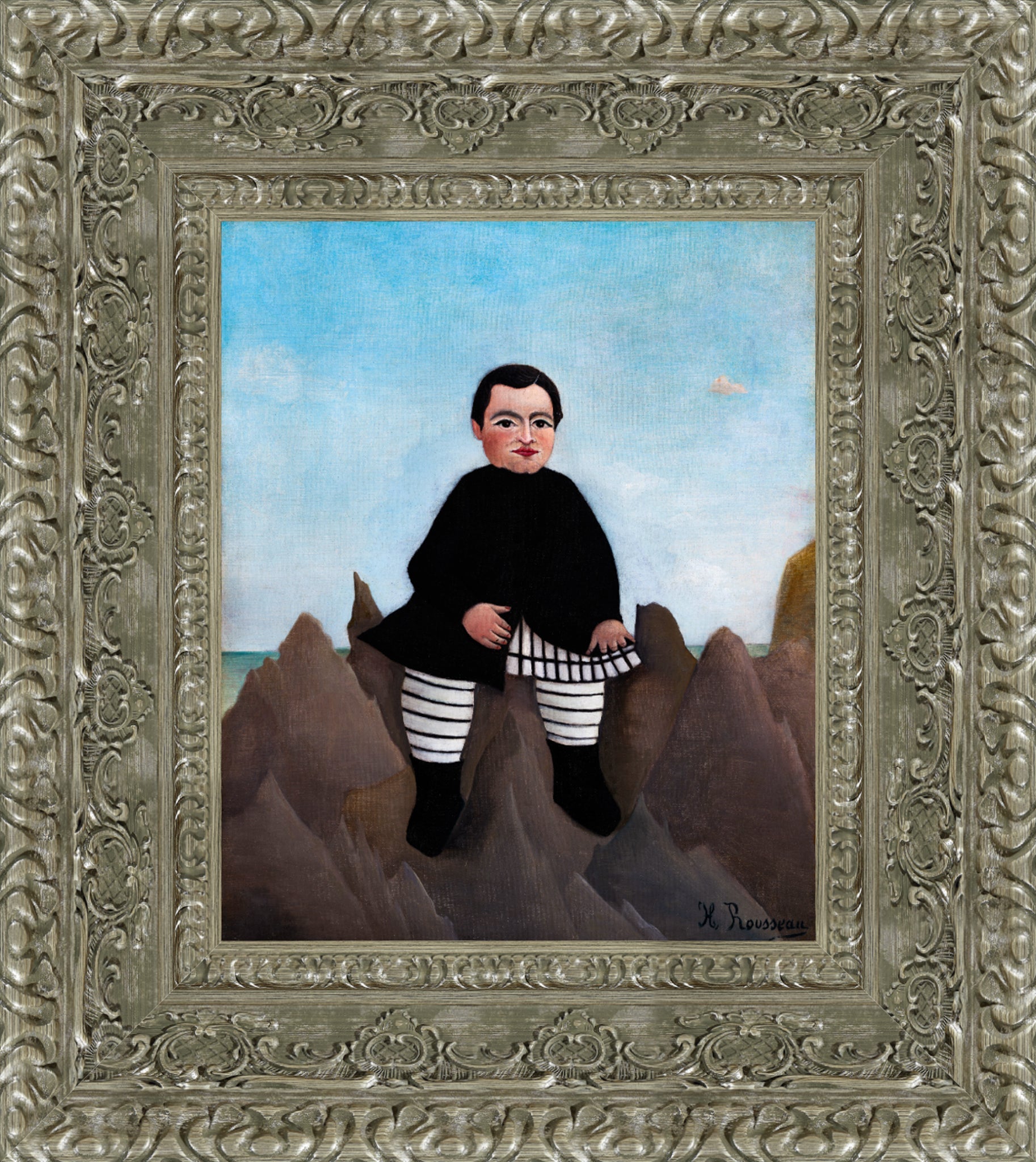 Boy on the Rocks