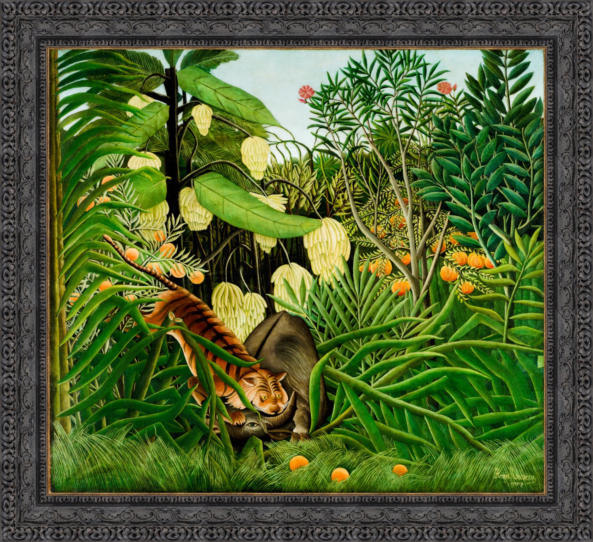 Combat of a Tiger and a Buffalo