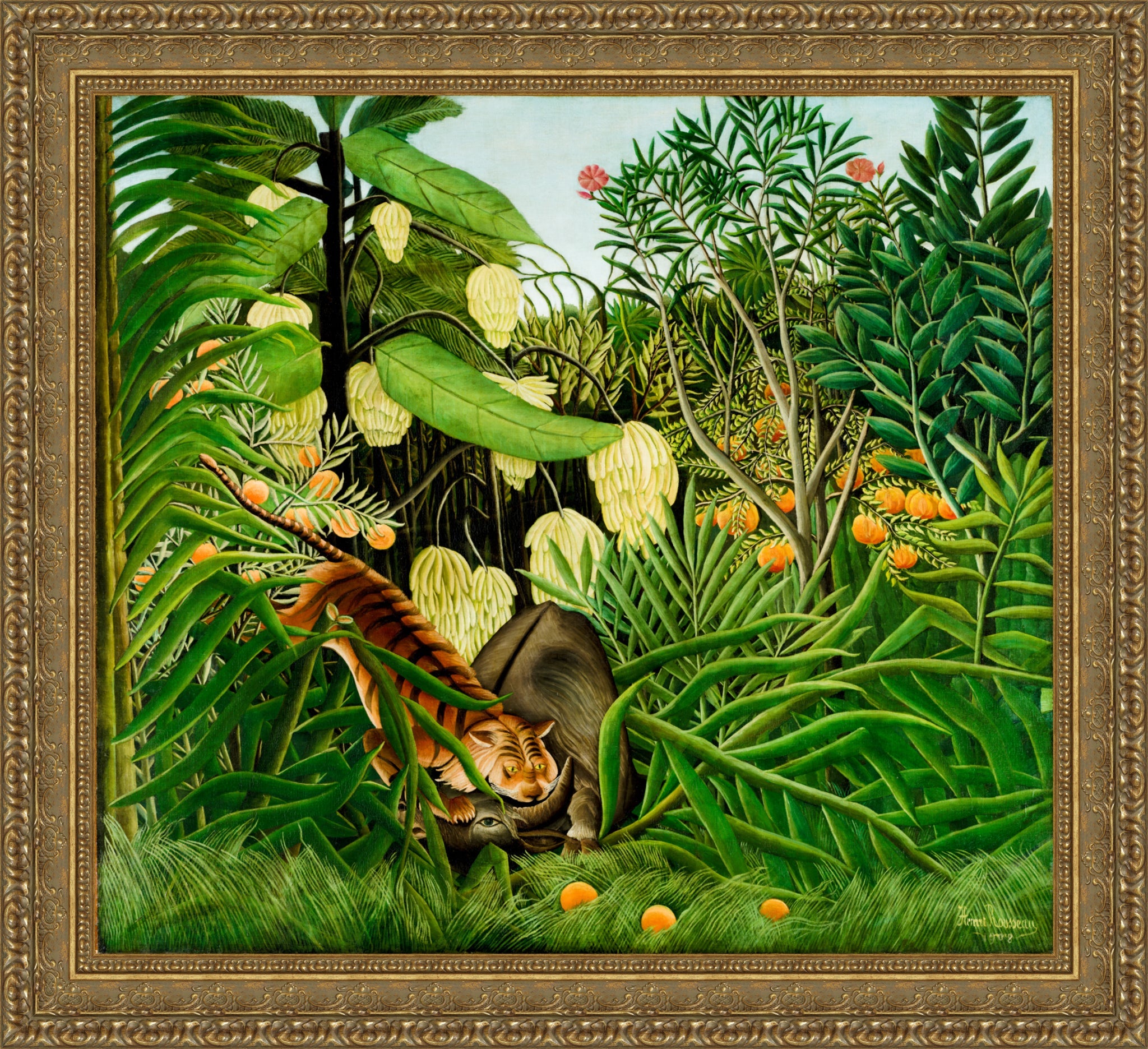 Combat of a Tiger and a Buffalo