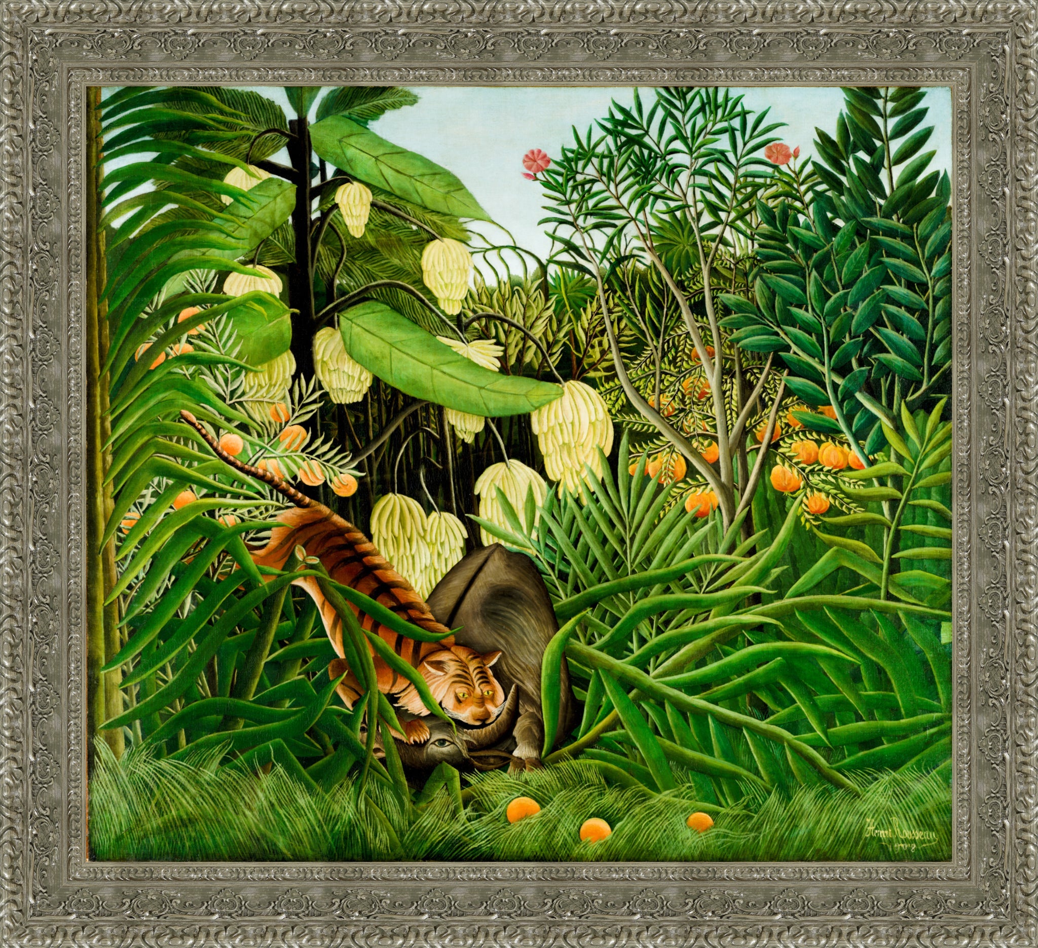Combat of a Tiger and a Buffalo