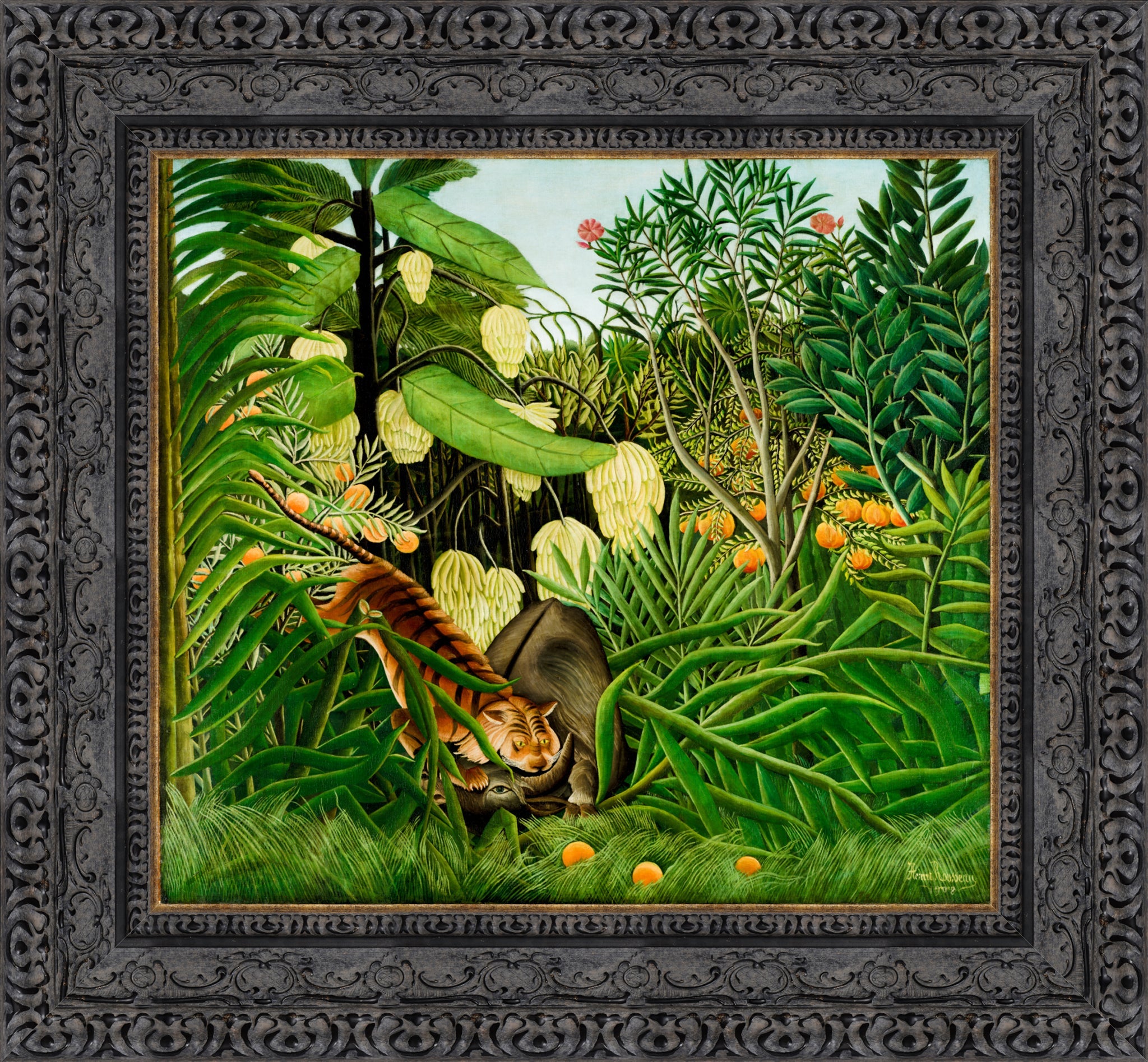 Combat of a Tiger and a Buffalo