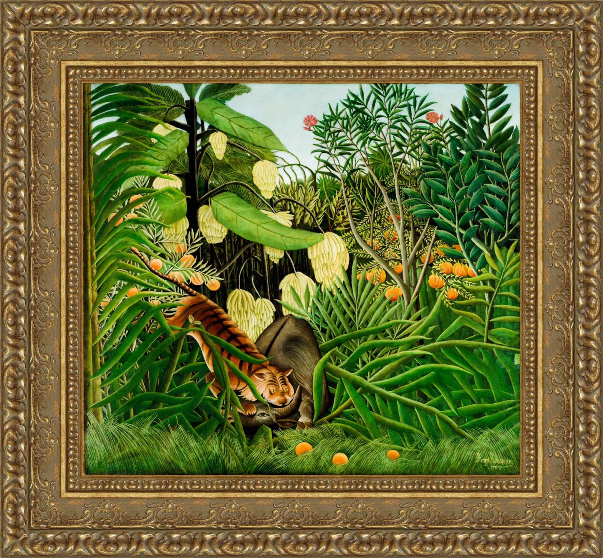 Combat of a Tiger and a Buffalo